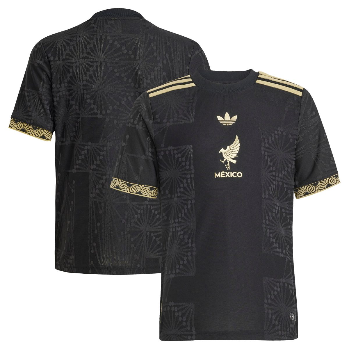 mexico national team adidas youth 2025 third authentic jersey – black Collection | Australia Football Jerseys And World Cup Kits