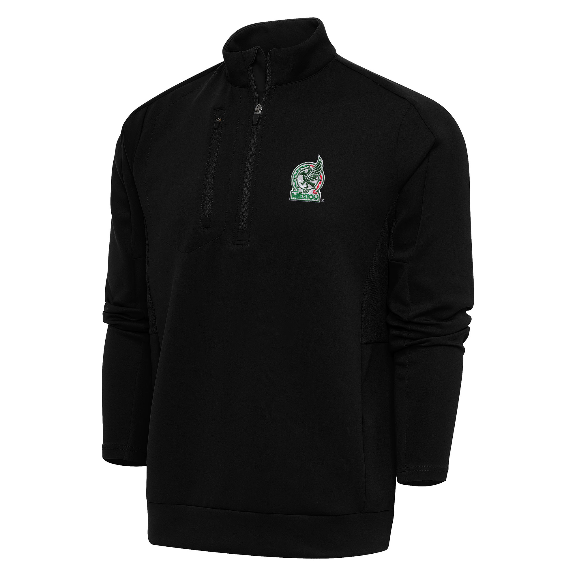 mexico national team antigua genesis quarter-zip pullover – black Collection | Australia Football Jerseys And World Cup Kits