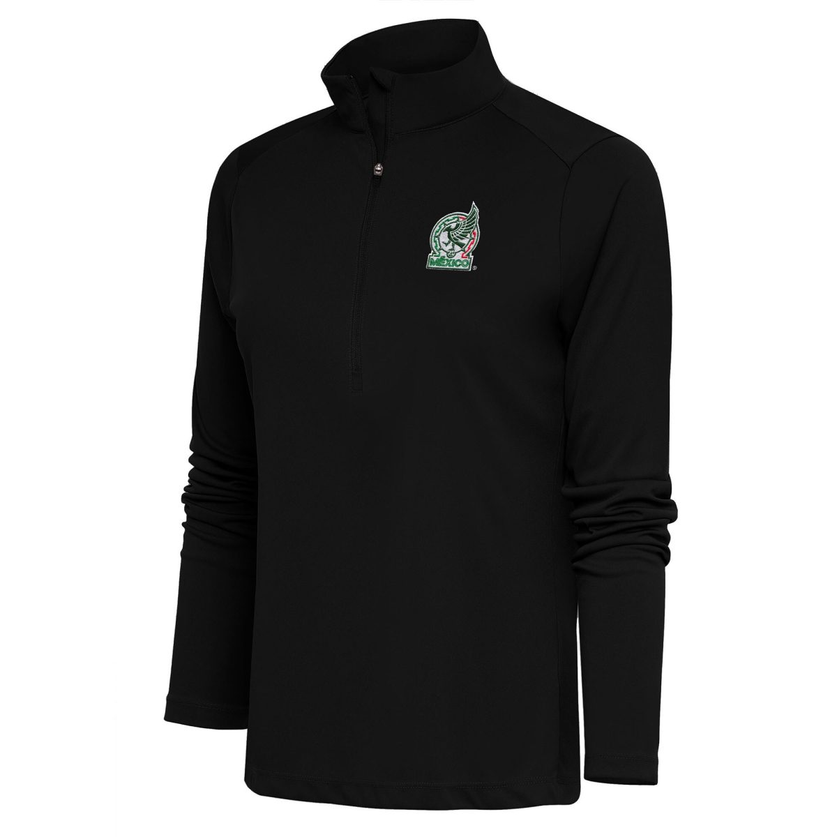 mexico national team antigua womens statement half-zip pullover top – black Collection | Australia Football Jerseys And World Cup Kits