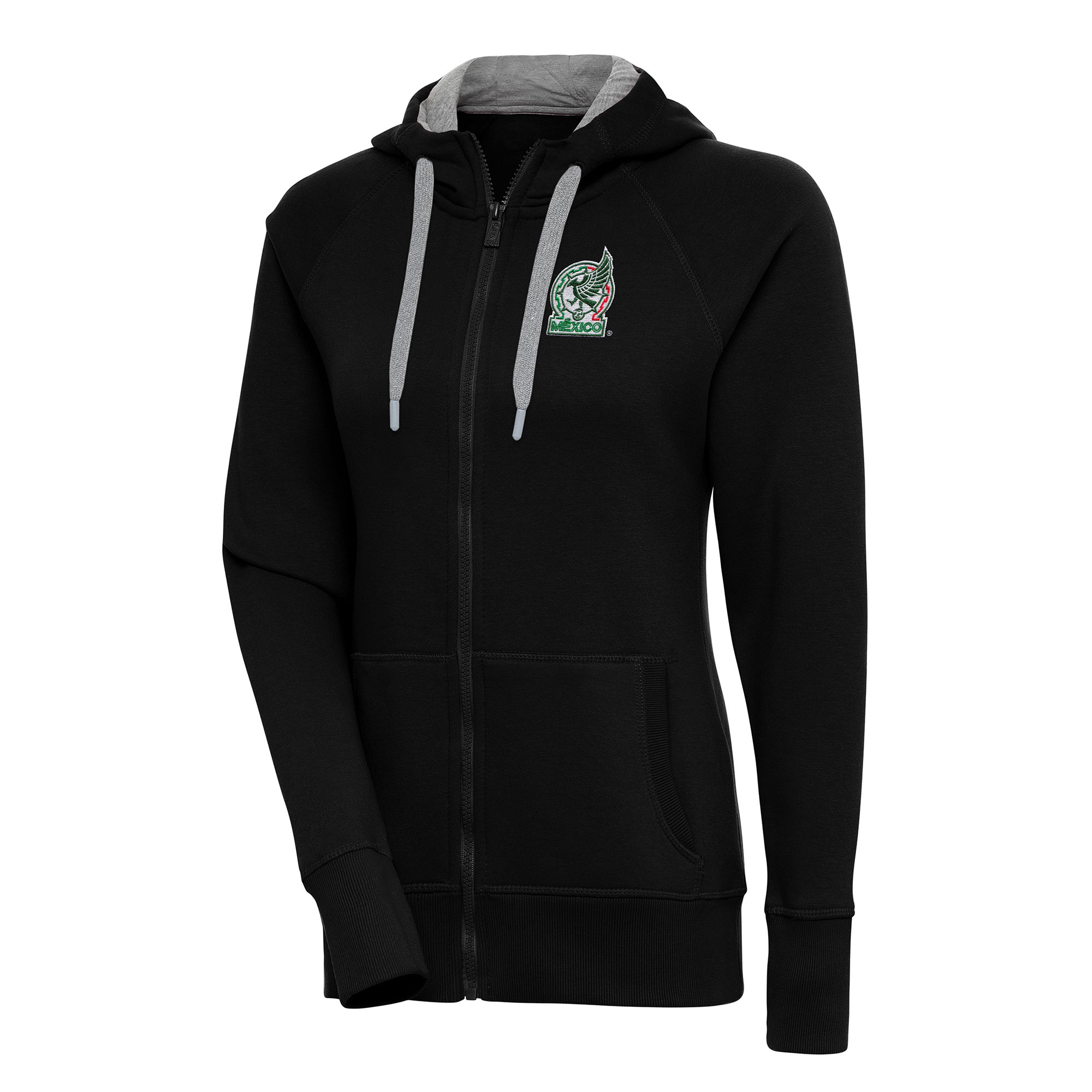 mexico national team antigua womens takeover full-zip hoodie – black Collection | Australia Football Jerseys And World Cup Kits