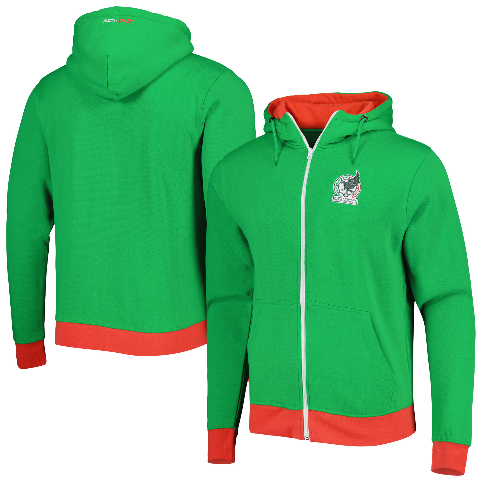 mexico national team crest full-zip hoodie – green Collection | Australia Football Jerseys And World Cup Kits