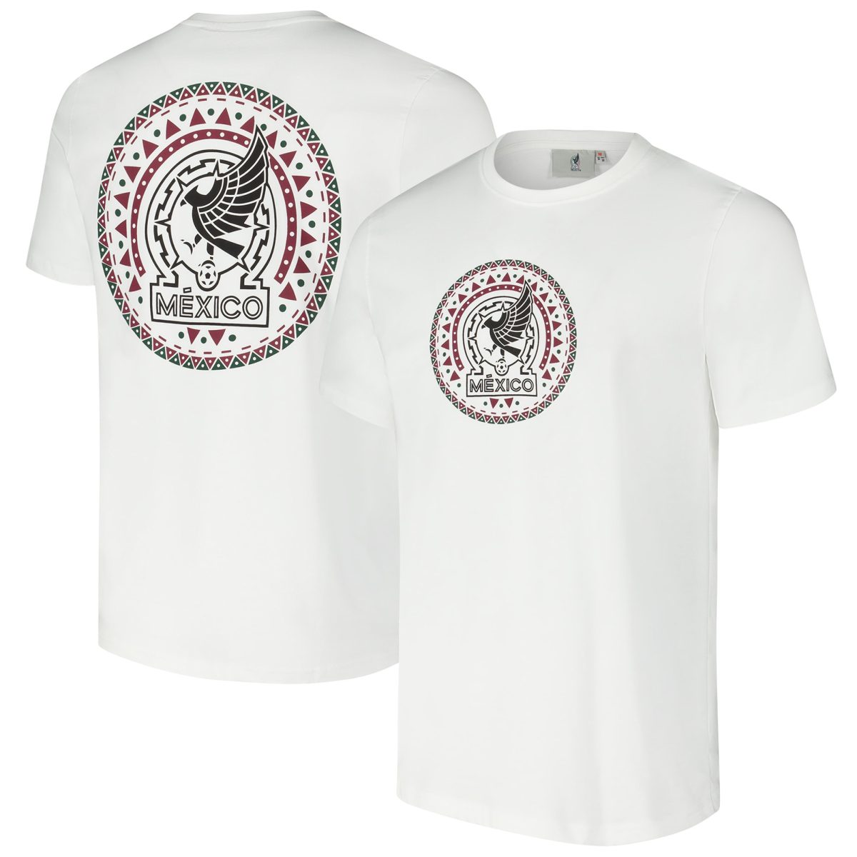 mexico national team crest relaxed fit t-shirt – white Collection | Australia Football Jerseys And World Cup Kits