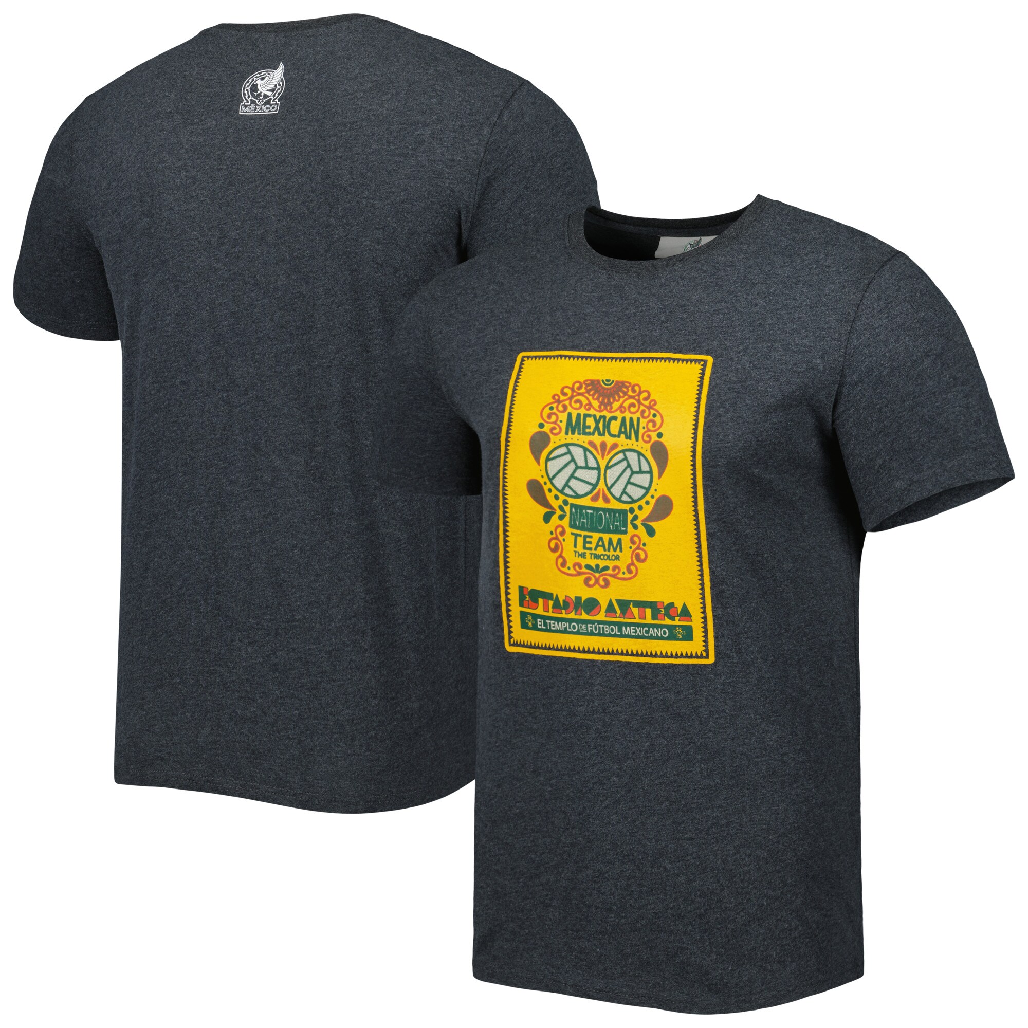 mexico national team templo t-shirt – heather charcoal Collection | Australia Football Jerseys And World Cup Kits