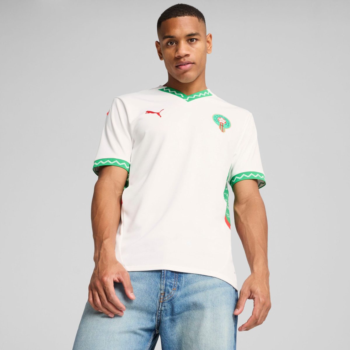 morocco national team puma 2025 away replica jersey – white Collection | Australia Football Jerseys And World Cup Kits