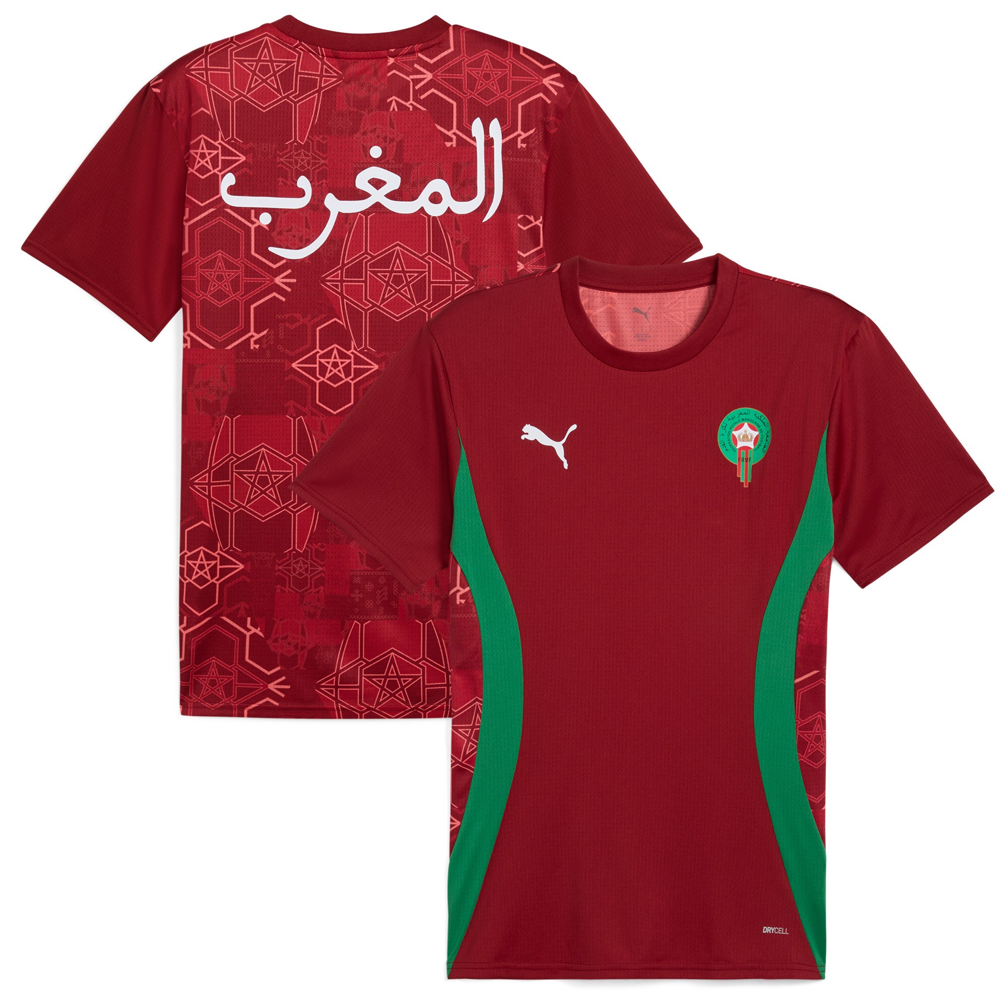 morocco national team puma 2025 pre-match jersey – red Collection | Australia Football Jerseys And World Cup Kits