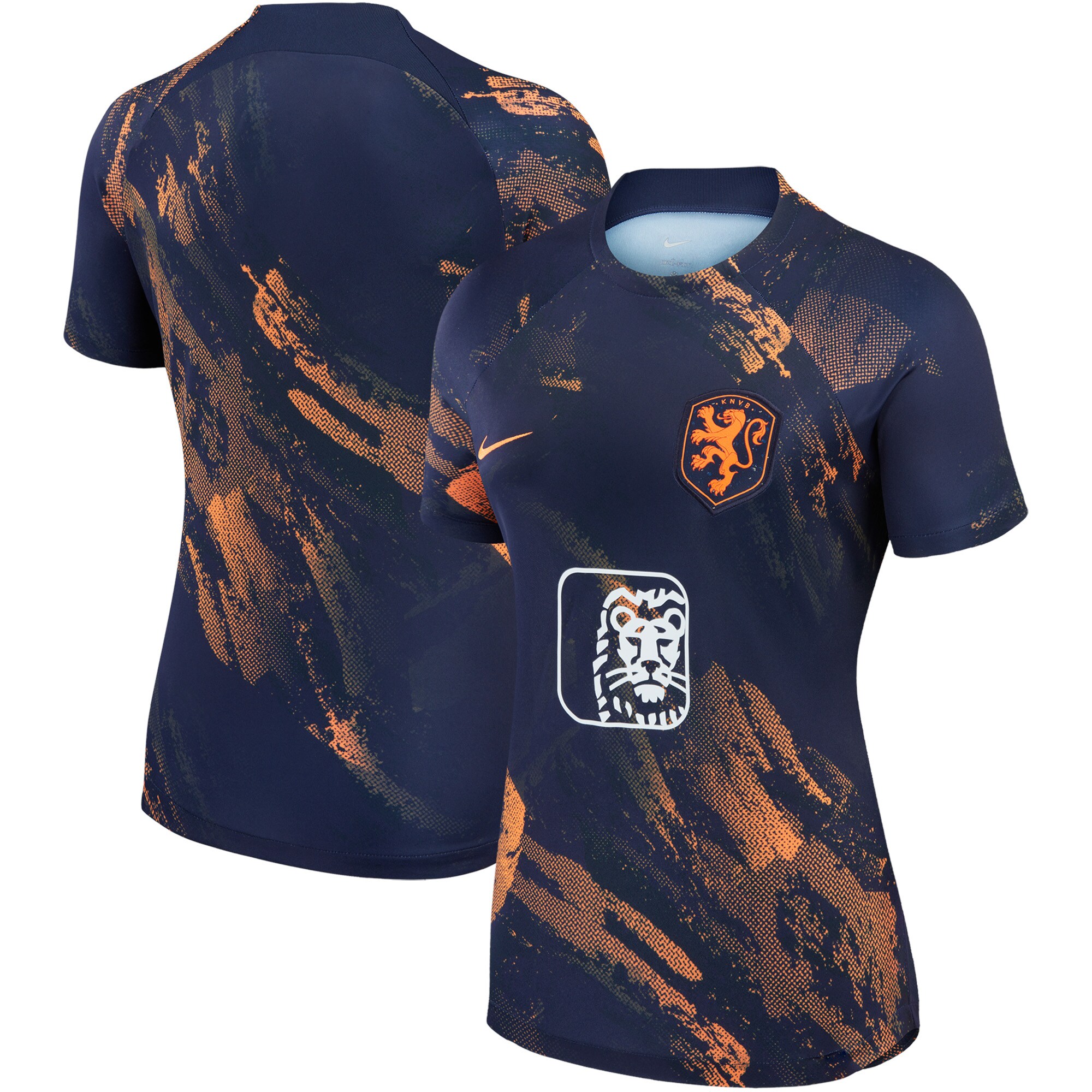 netherlands womens national team nike womens 2023 pre-match top – navy Collection | Australia Football Jerseys And World Cup Kits