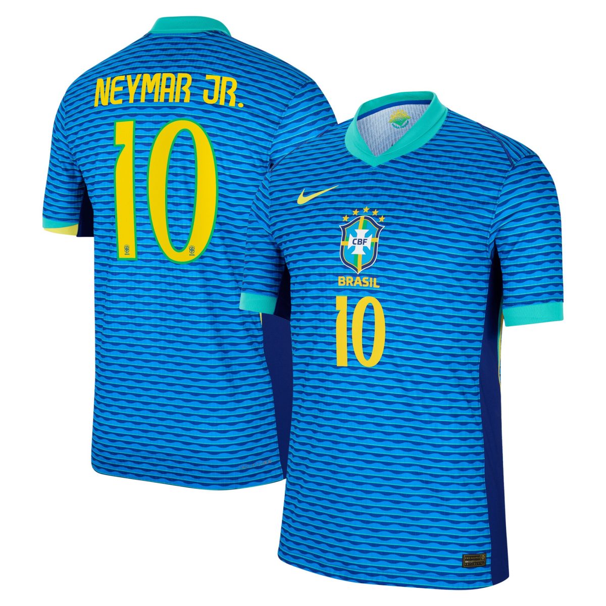 neymar jr. brazil national team nike 2024 away match authentic player jersey – blue Collection | Australia Football Jerseys And World Cup Kits