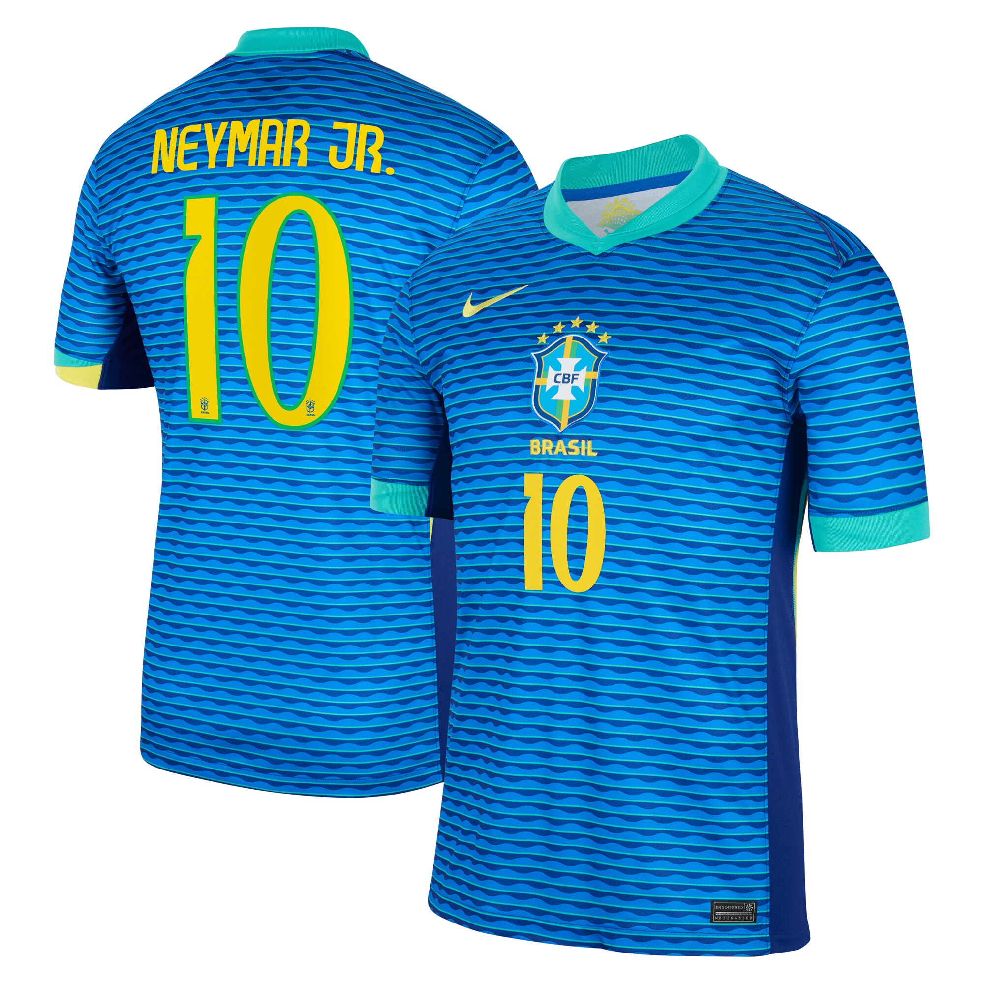 neymar jr. brazil national team nike 2024 away stadium replica player jersey – blue Collection | Australia Football Jerseys And World Cup Kits