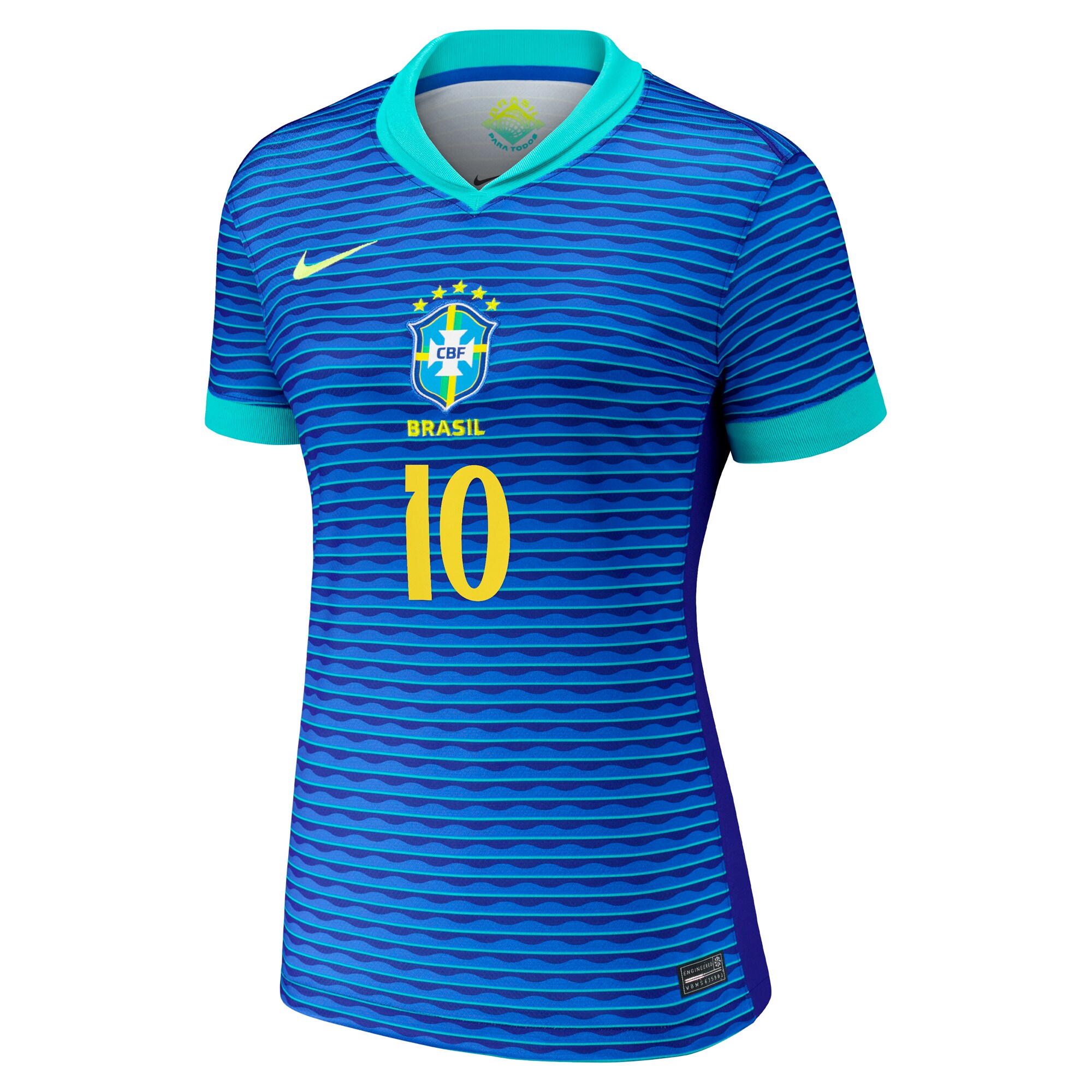 neymar jr. brazil national team nike womens 2024 away stadium replica player jersey – blue Collection | Australia Football Jerseys And World Cup Kits