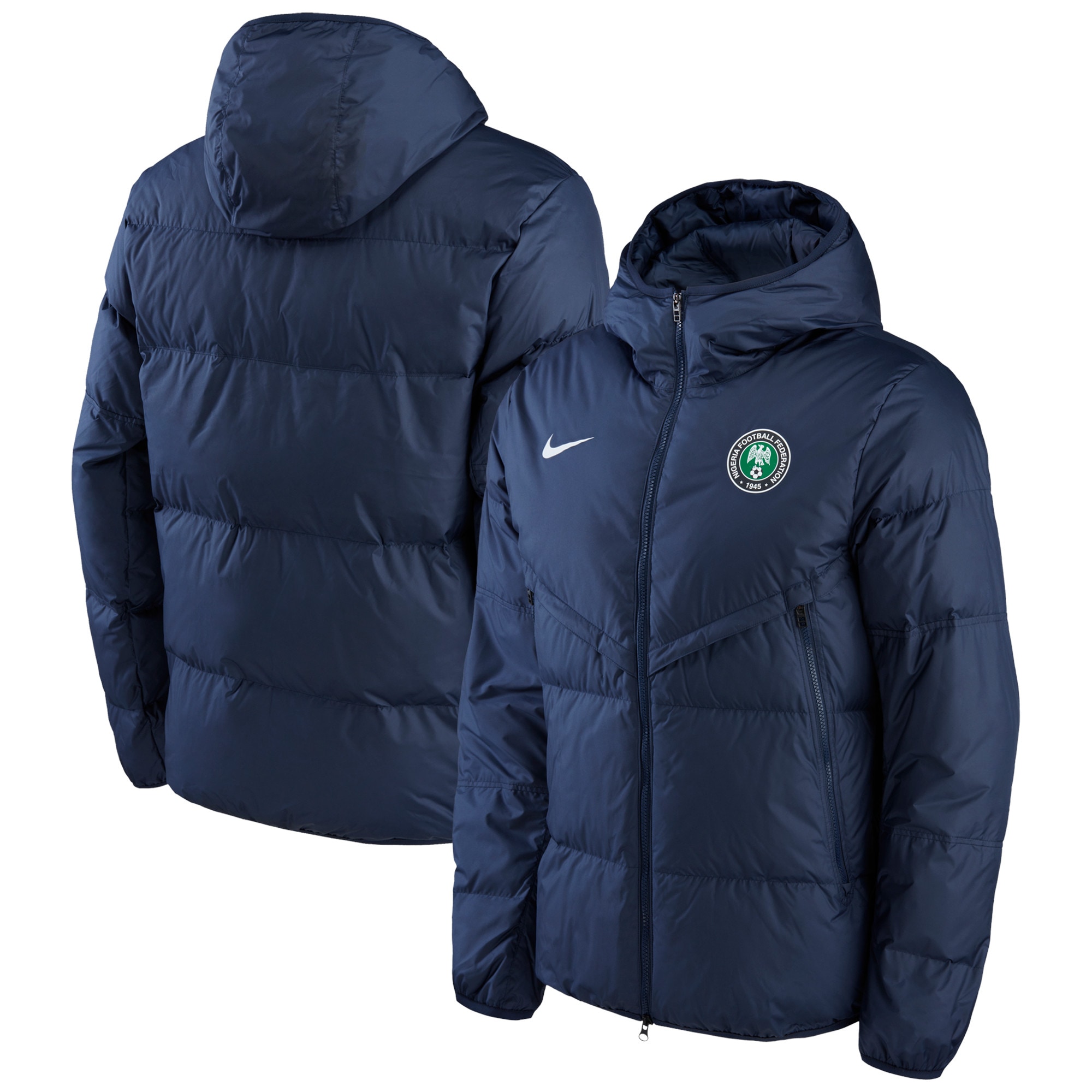 nigeria national team nike strike hoodie full-zip jacket – navy Collection | Australia Football Jerseys And World Cup Kits