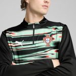 portugal national team puma 2025 pre-match quarter-zip top – black Collection | Australia Football Jerseys And World Cup Kits