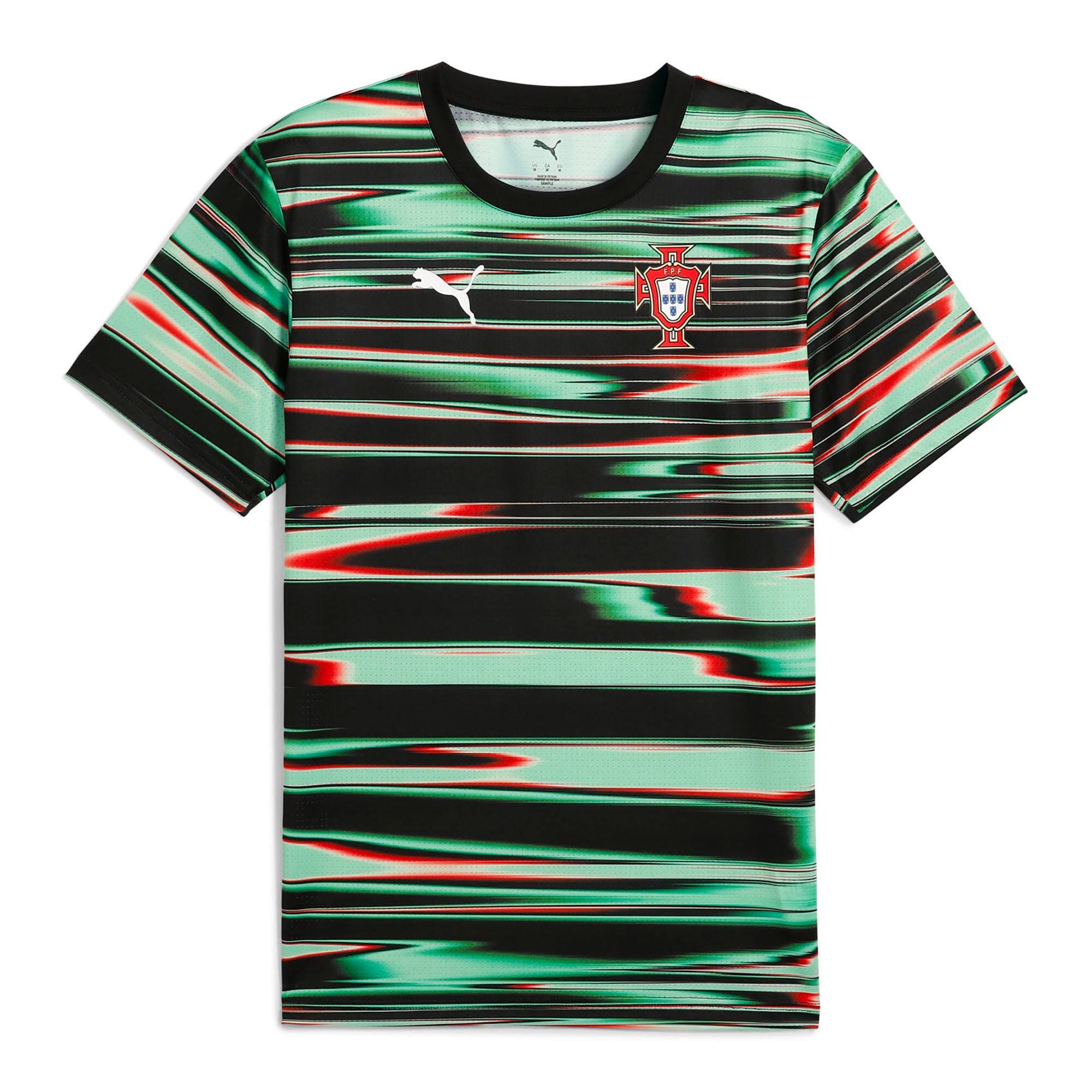 portugal national team puma 2025 pre-match training jersey – black Collection | Australia Football Jerseys And World Cup Kits