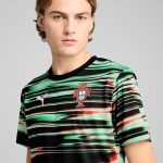 portugal national team puma 2025 pre-match training jersey – black Collection | Australia Football Jerseys And World Cup Kits
