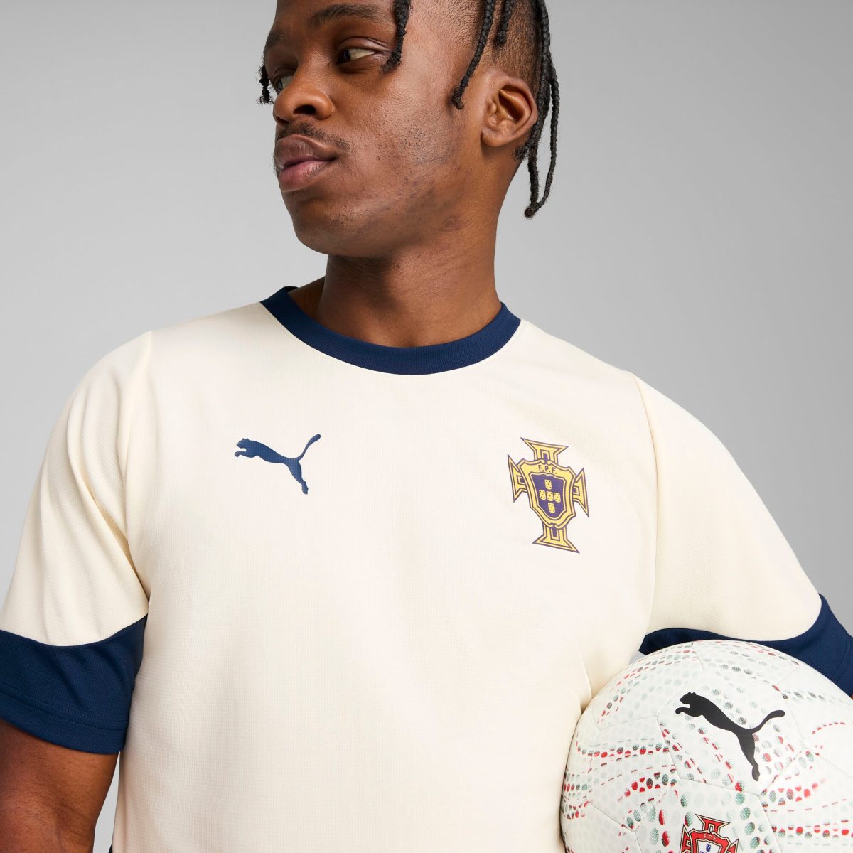 portugal national team puma 2025 training jersey – cream Collection | Australia Football Jerseys And World Cup Kits