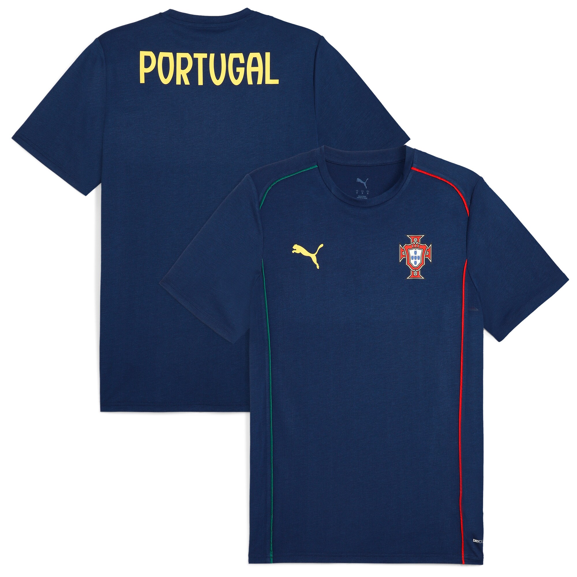 portugal national team puma casuals t-shirt – navy Collection | Australia Football Jerseys And World Cup Kits