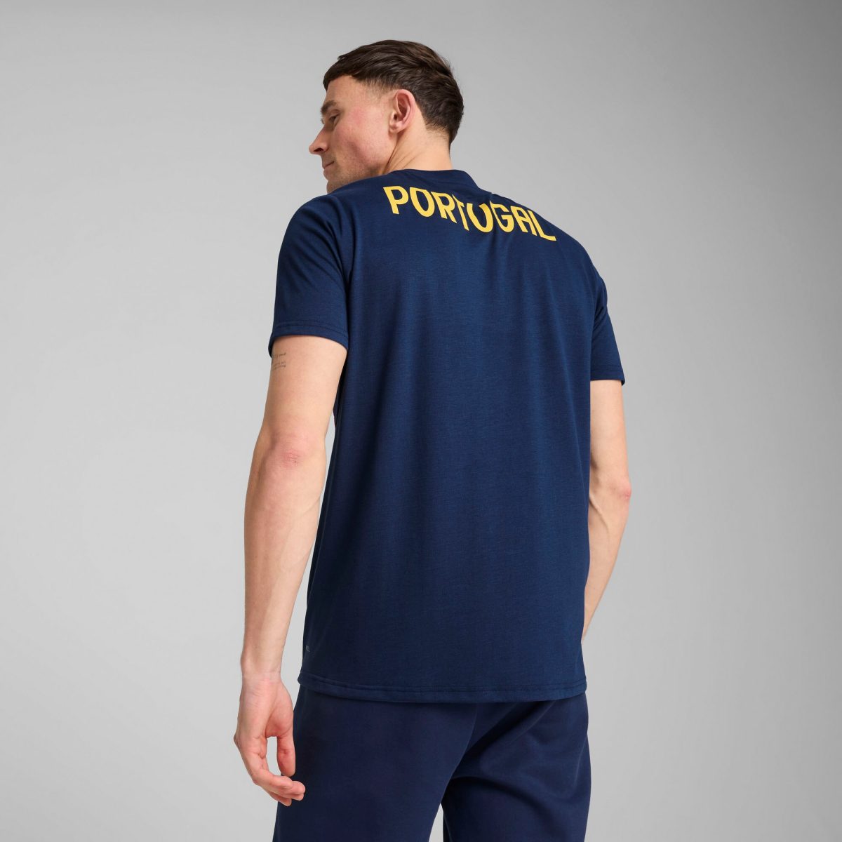 portugal national team puma casuals t-shirt – navy Collection | Australia Football Jerseys And World Cup Kits