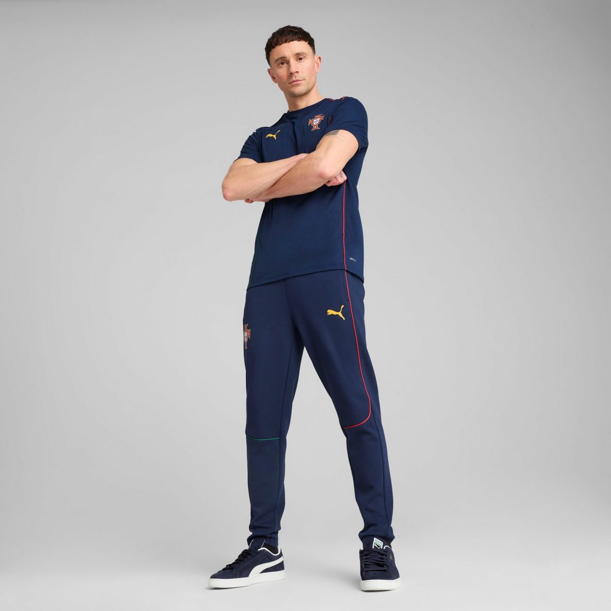 portugal national team puma casuals t-shirt – navy Collection | Australia Football Jerseys And World Cup Kits