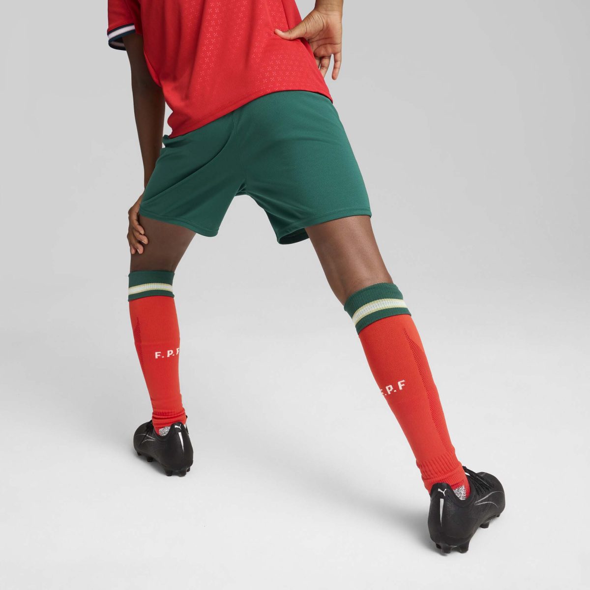 portugal national team puma youth replica shorts – green Collection | Australia Football Jerseys And World Cup Kits