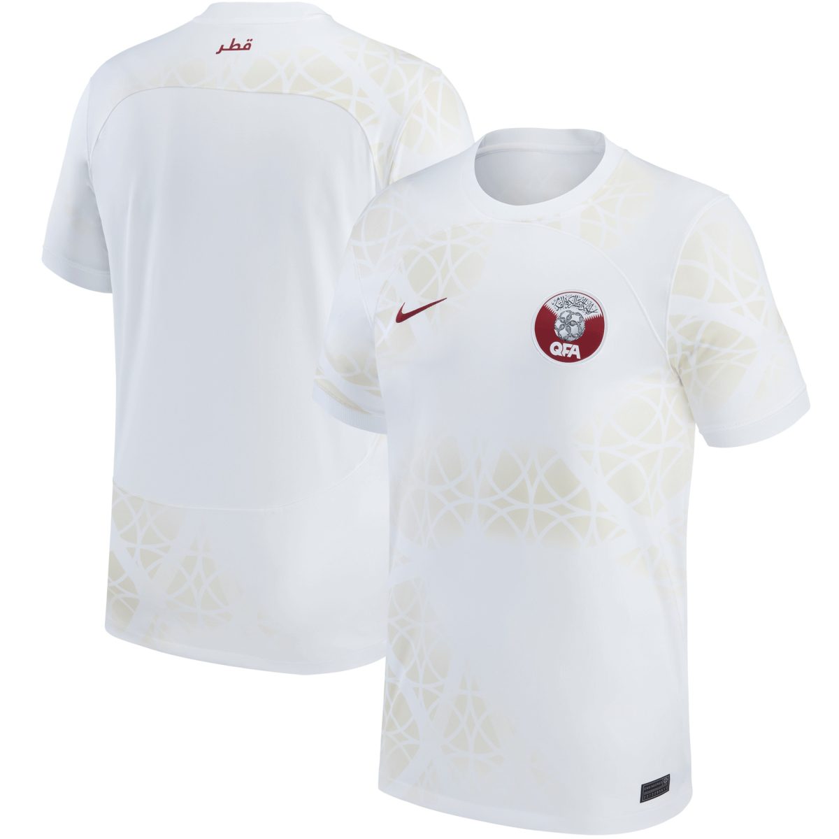 qatar national team nike 202223 away replica jersey – white Collection | Australia Football Jerseys And World Cup Kits