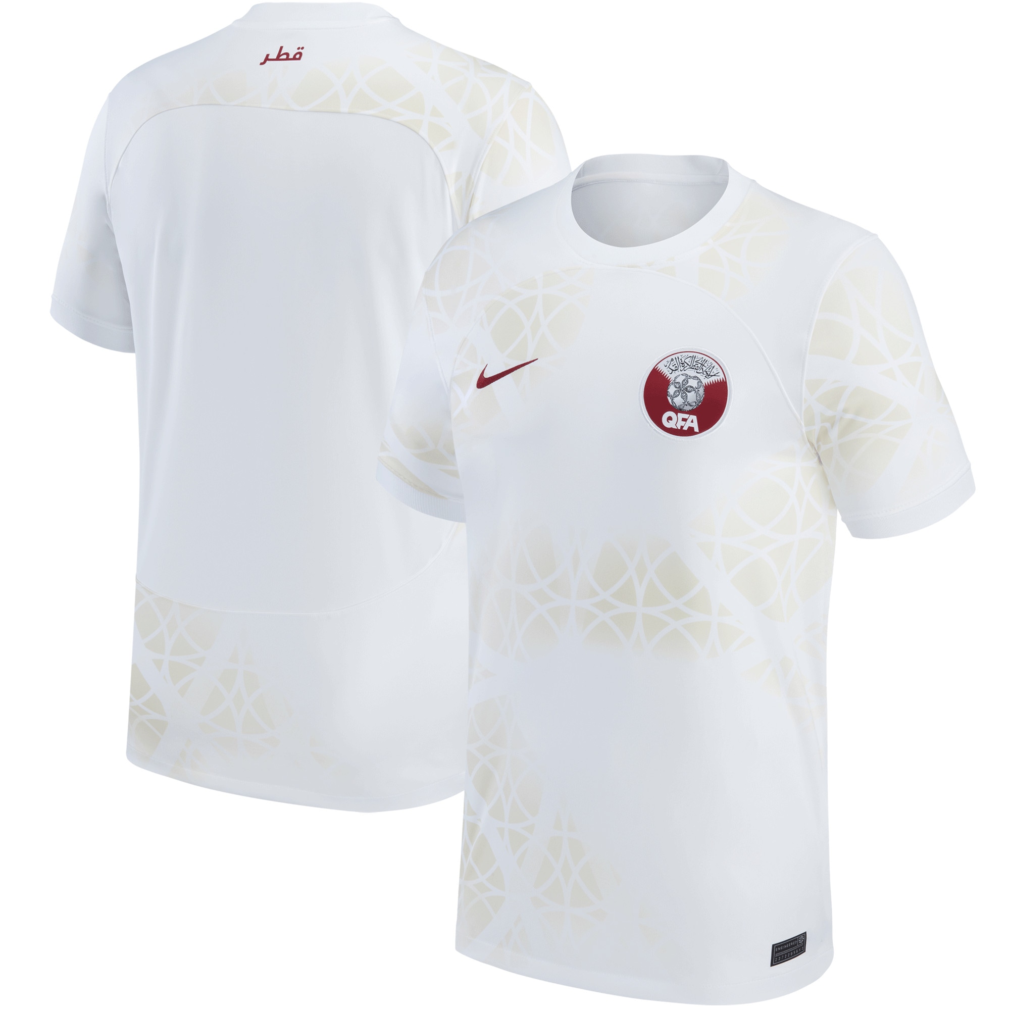 qatar national team nike 202223 away replica jersey – white Collection | Australia Football Jerseys And World Cup Kits