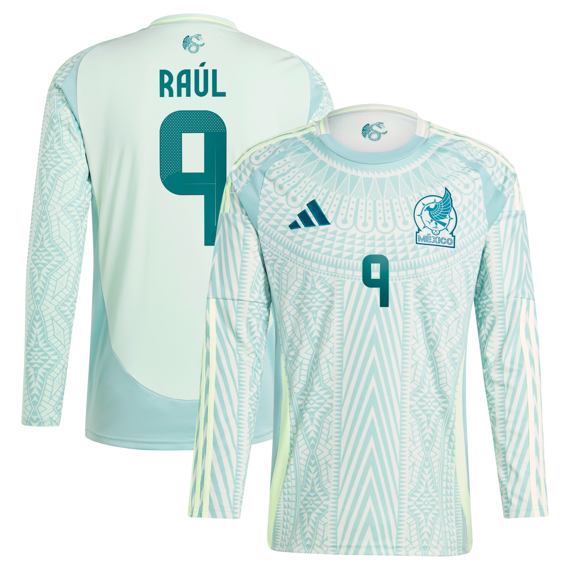 raul jimenez mexico national team adidas 2024 away replica player long sleeve jersey – green Collection | Australia Football Jerseys And World Cup Kits