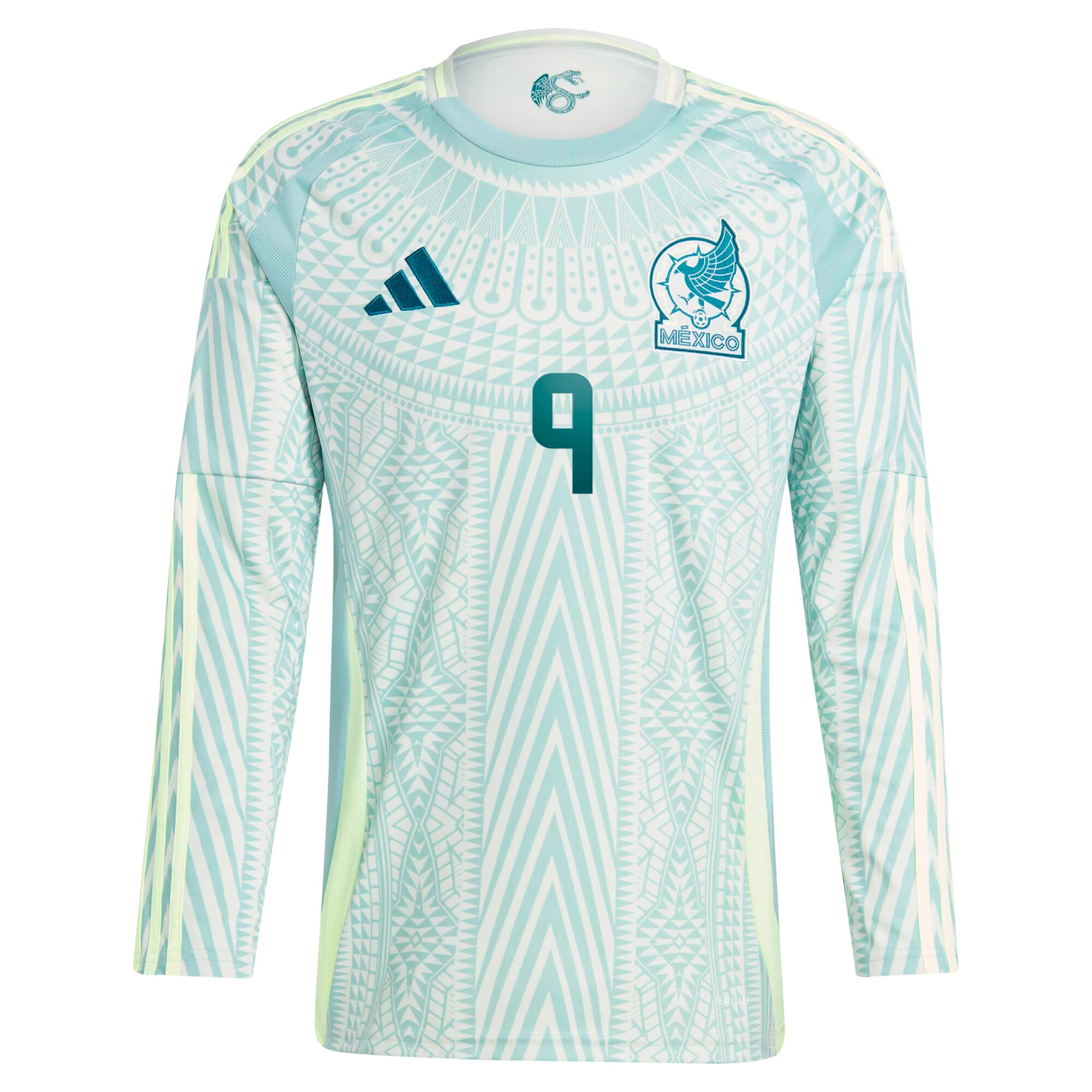 raul jimenez mexico national team adidas 2024 away replica player long sleeve jersey – green Collection | Australia Football Jerseys And World Cup Kits