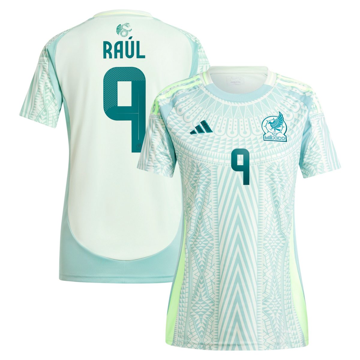 raul jimenez mexico national team adidas womens 2024 away replica player jersey – green Collection | Australia Football Jerseys And World Cup Kits