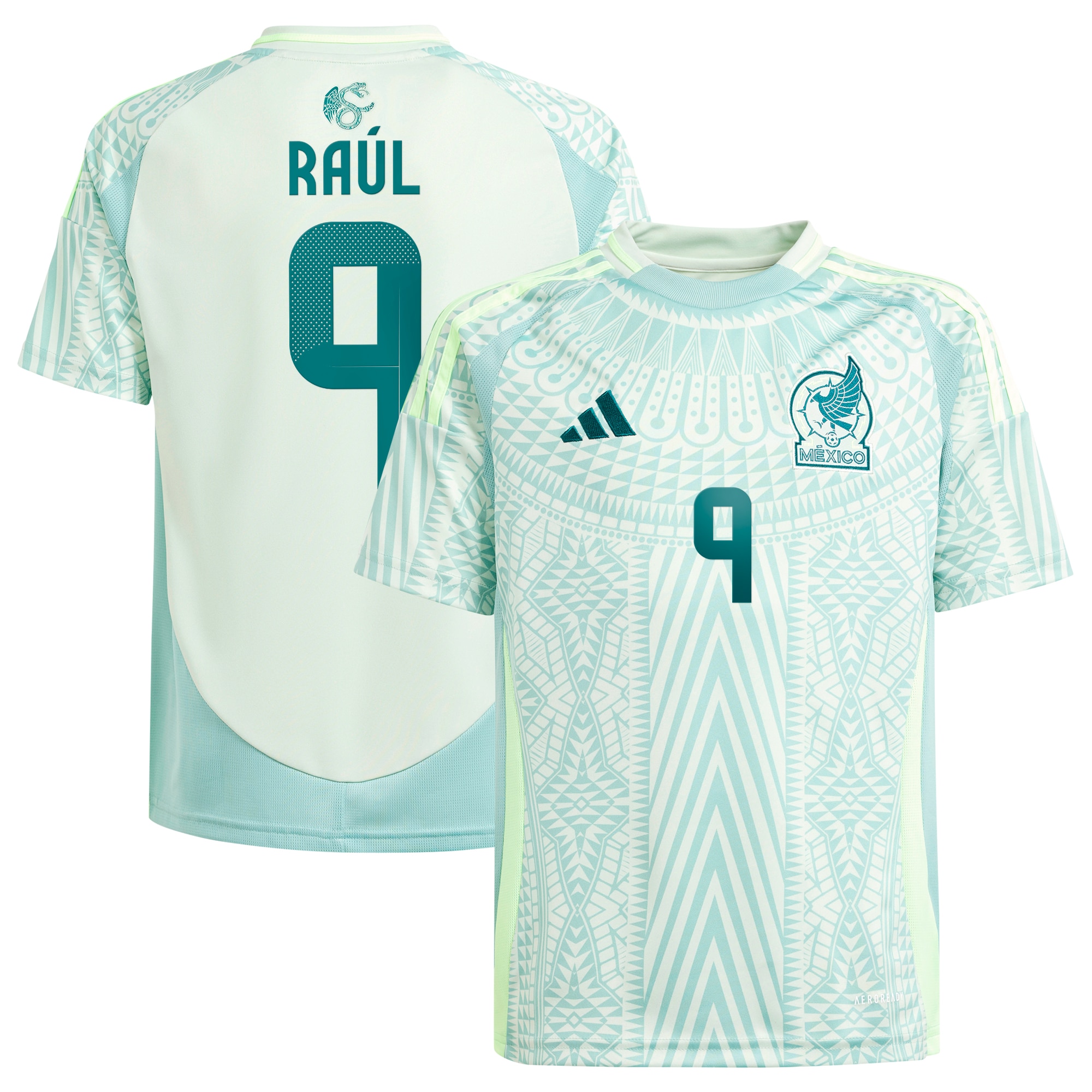 raul jimenez mexico national team adidas youth 2024 away replica player jersey – green Collection | Australia Football Jerseys And World Cup Kits