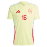 rodrigo spain national team adidas 2024 away authentic jersey – yellow Collection | Australia Football Jerseys And World Cup Kits