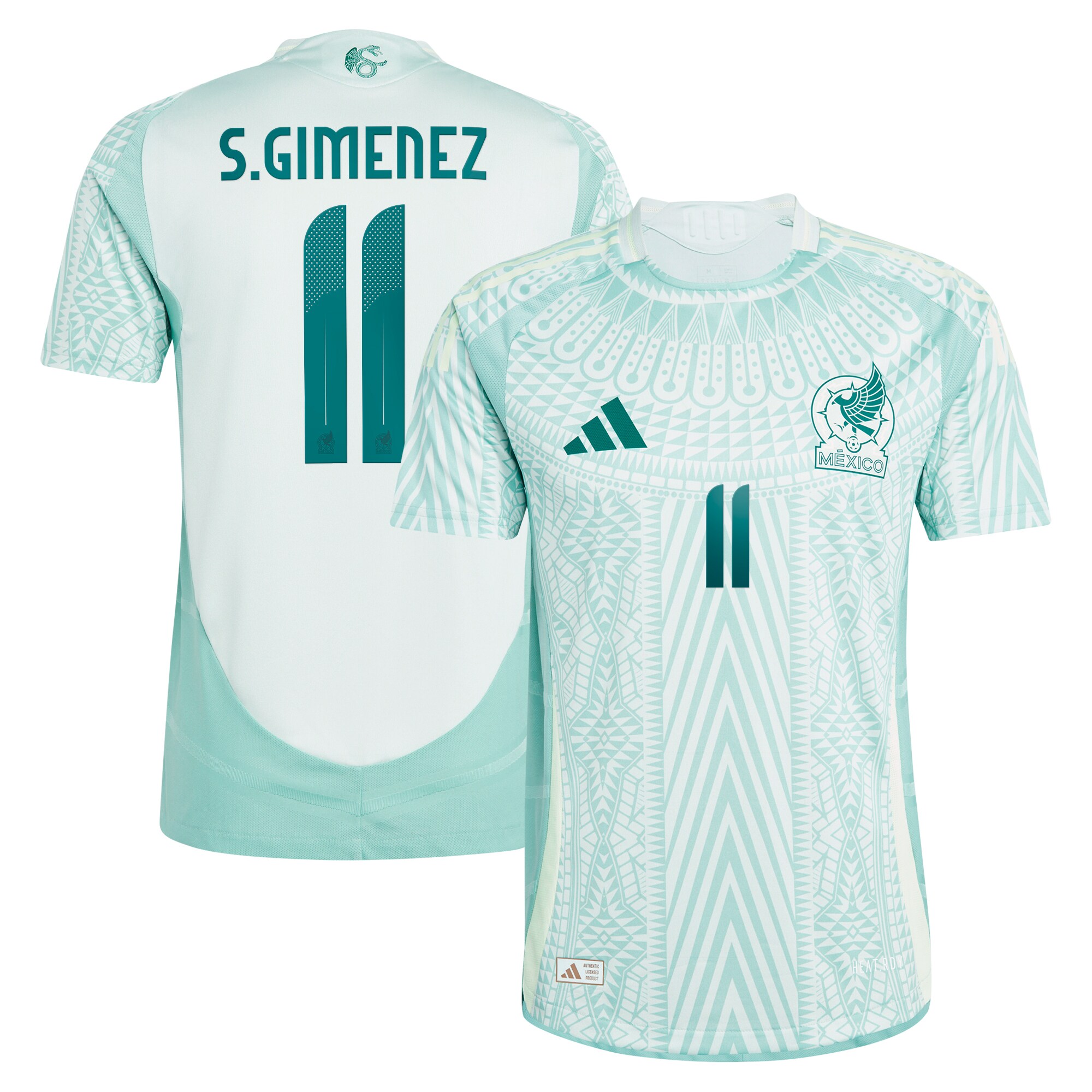 santiago giménez mexico national team adidas 2024 away authentic player jersey – green Collection | Australia Football Jerseys And World Cup Kits
