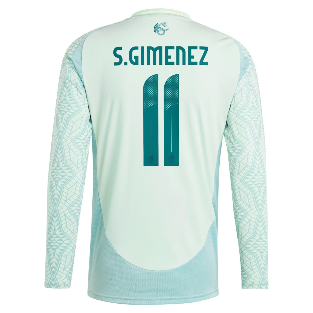 santiago giménez mexico national team adidas 2024 away replica player long sleeve jersey – green Collection | Australia Football Jerseys And World Cup Kits