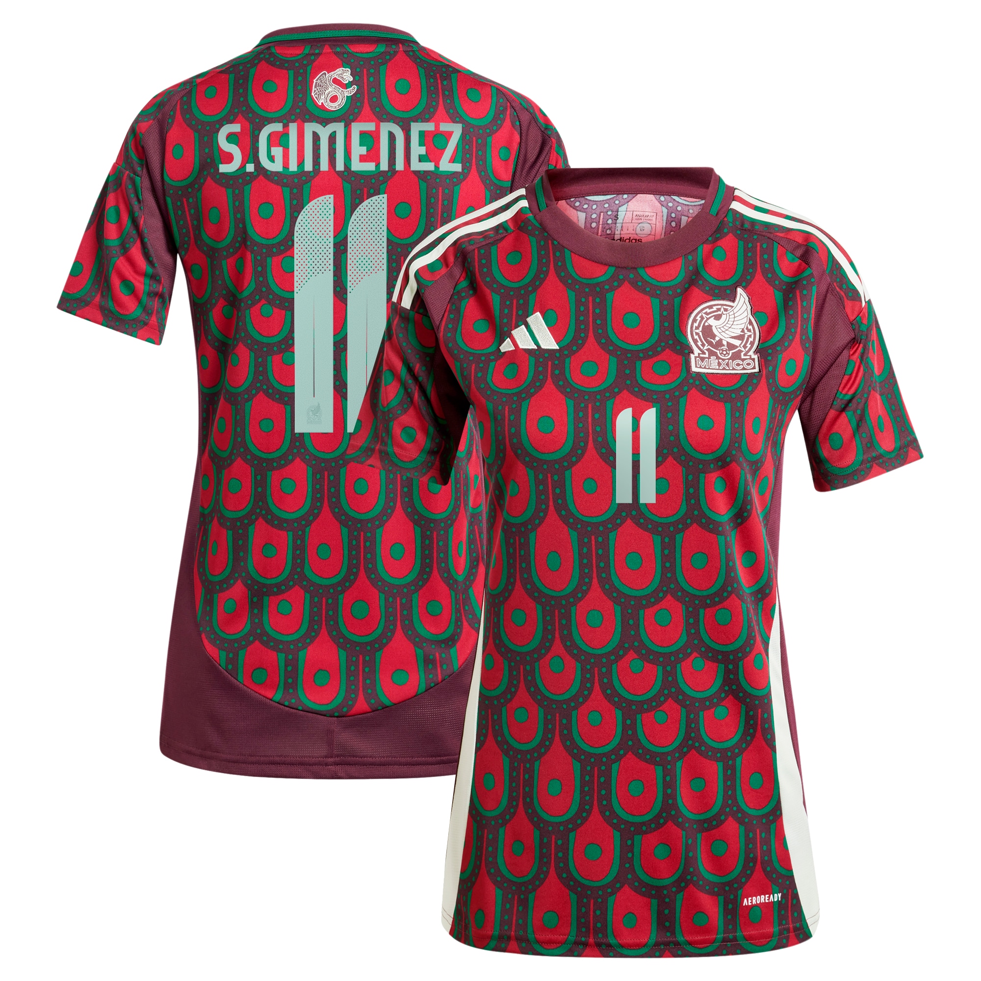 santiago giménez mexico national team adidas womens 2024 home replica player jersey – burgundy Collection | Australia Football Jerseys And World Cup Kits