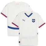 serbia national team puma 2024 away replica jersey – white Collection | Australia Football Jerseys And World Cup Kits