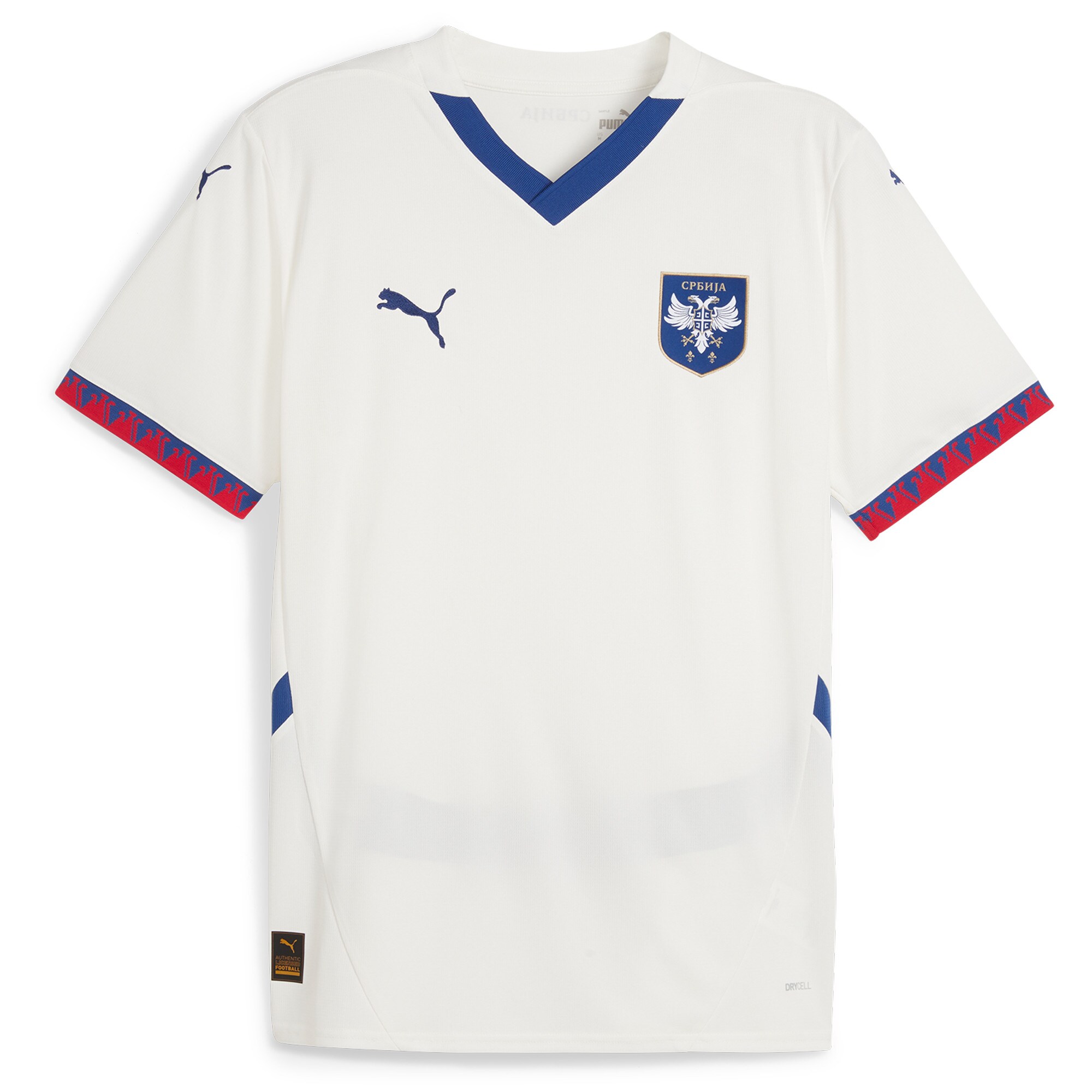 serbia national team puma 2024 away replica jersey – white Collection | Australia Football Jerseys And World Cup Kits