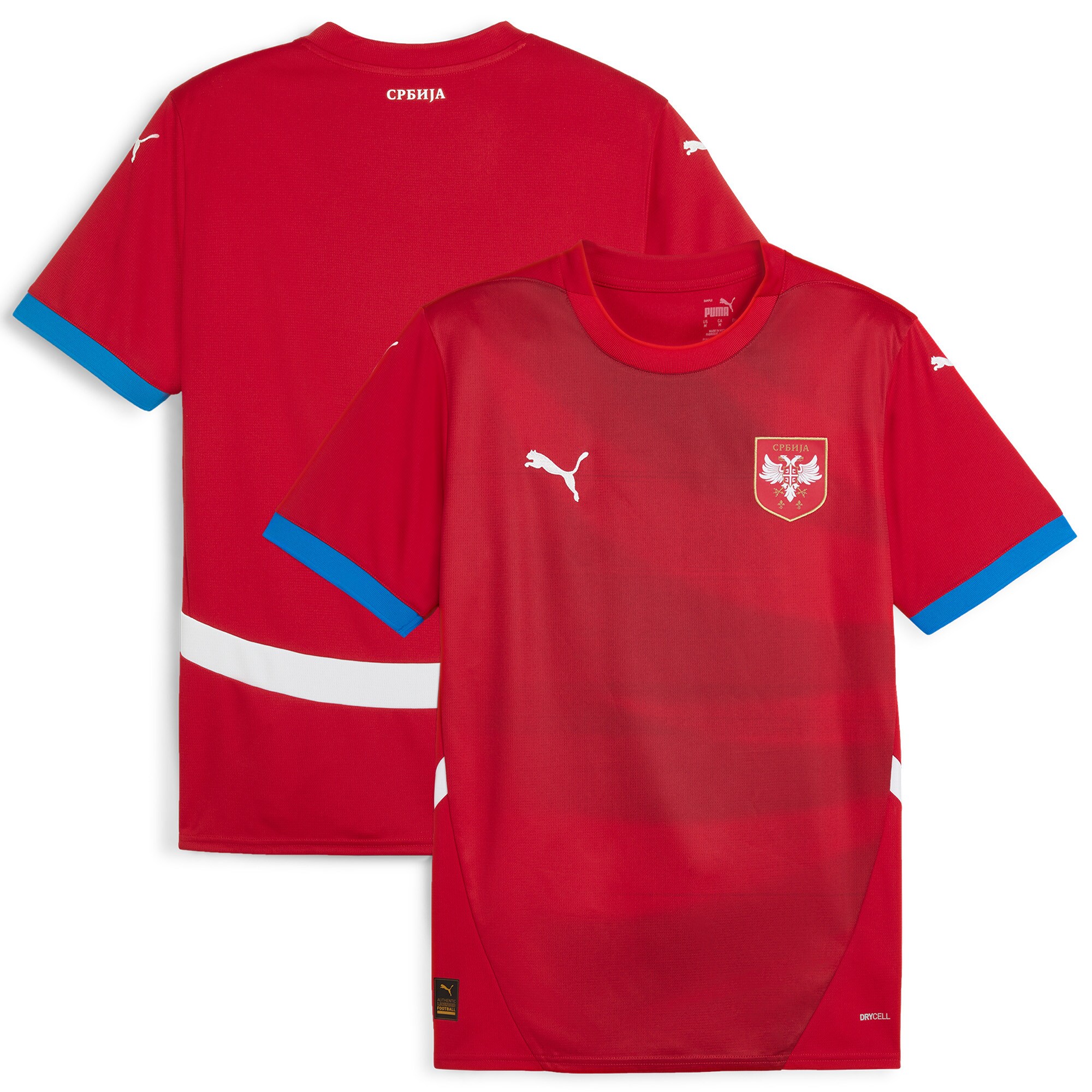 serbia national team puma 2024 home replica jersey – red Collection | Australia Football Jerseys And World Cup Kits