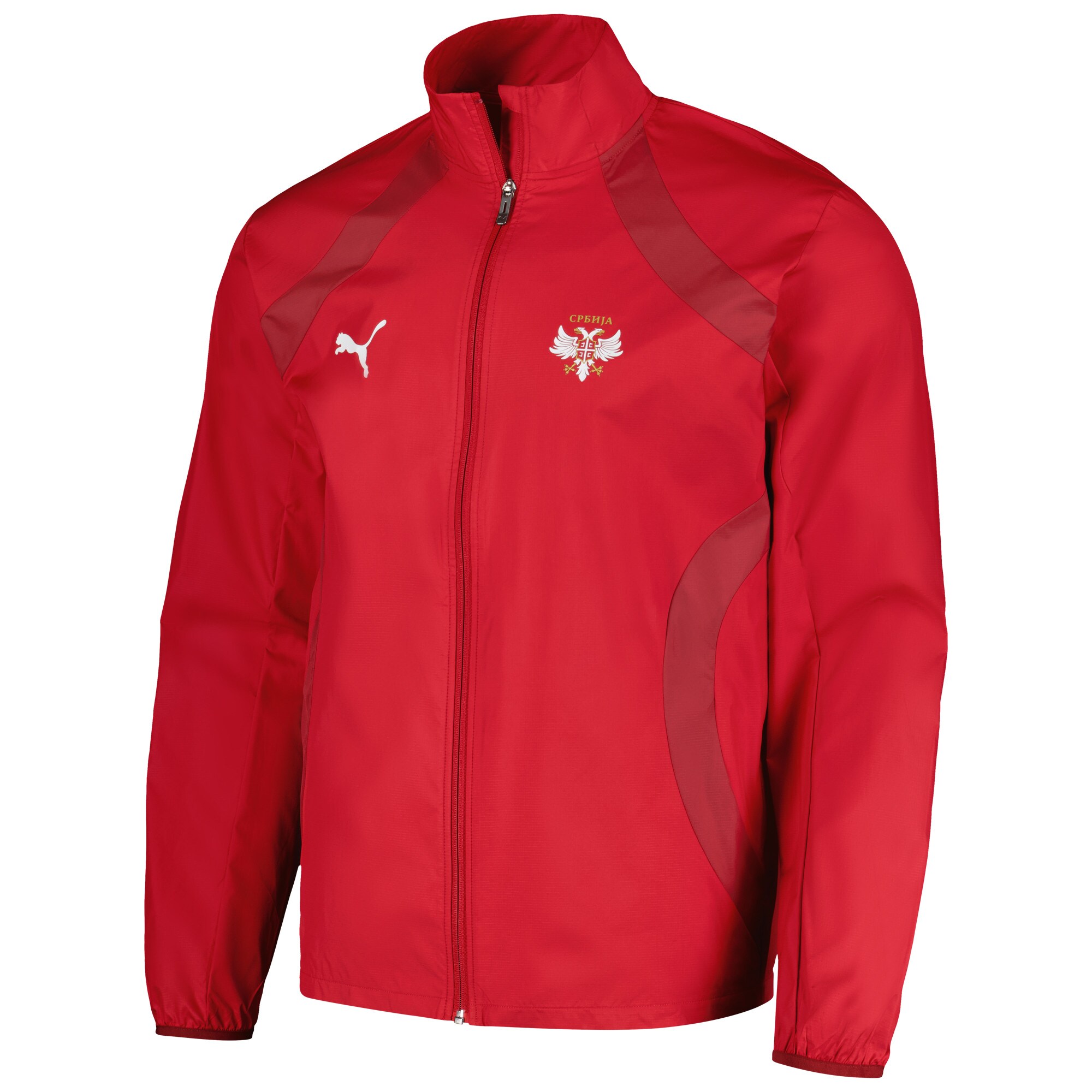 serbia national team puma 2024 pre-match full-zip hoodie jacket – red Collection | Australia Football Jerseys And World Cup Kits