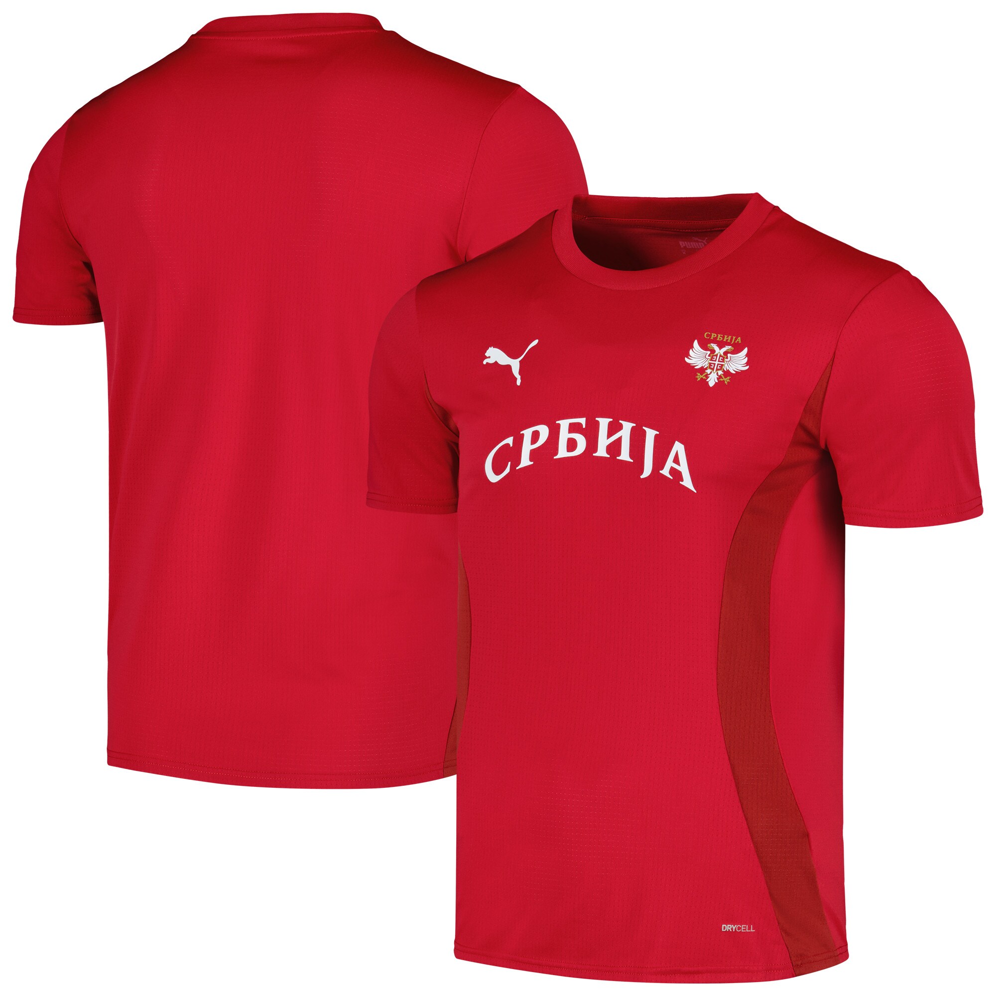 serbia national team puma 2024 pre-match jersey – red Collection | Australia Football Jerseys And World Cup Kits