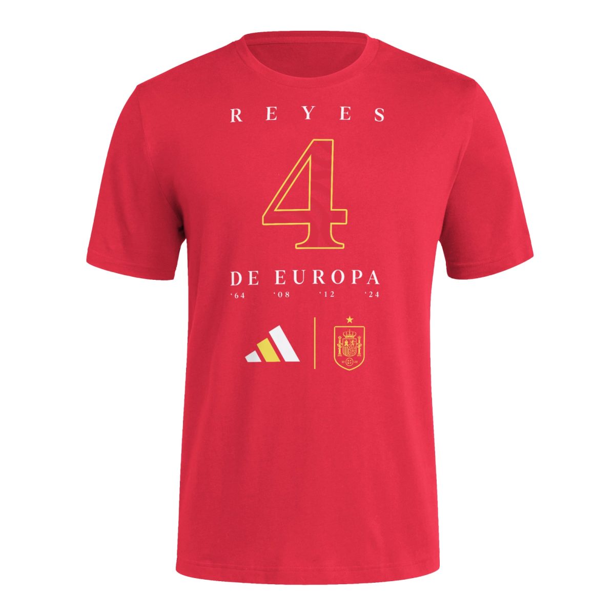 spain national team adidas 2024 european champions t-shirt – red Collection | Australia Football Jerseys And World Cup Kits
