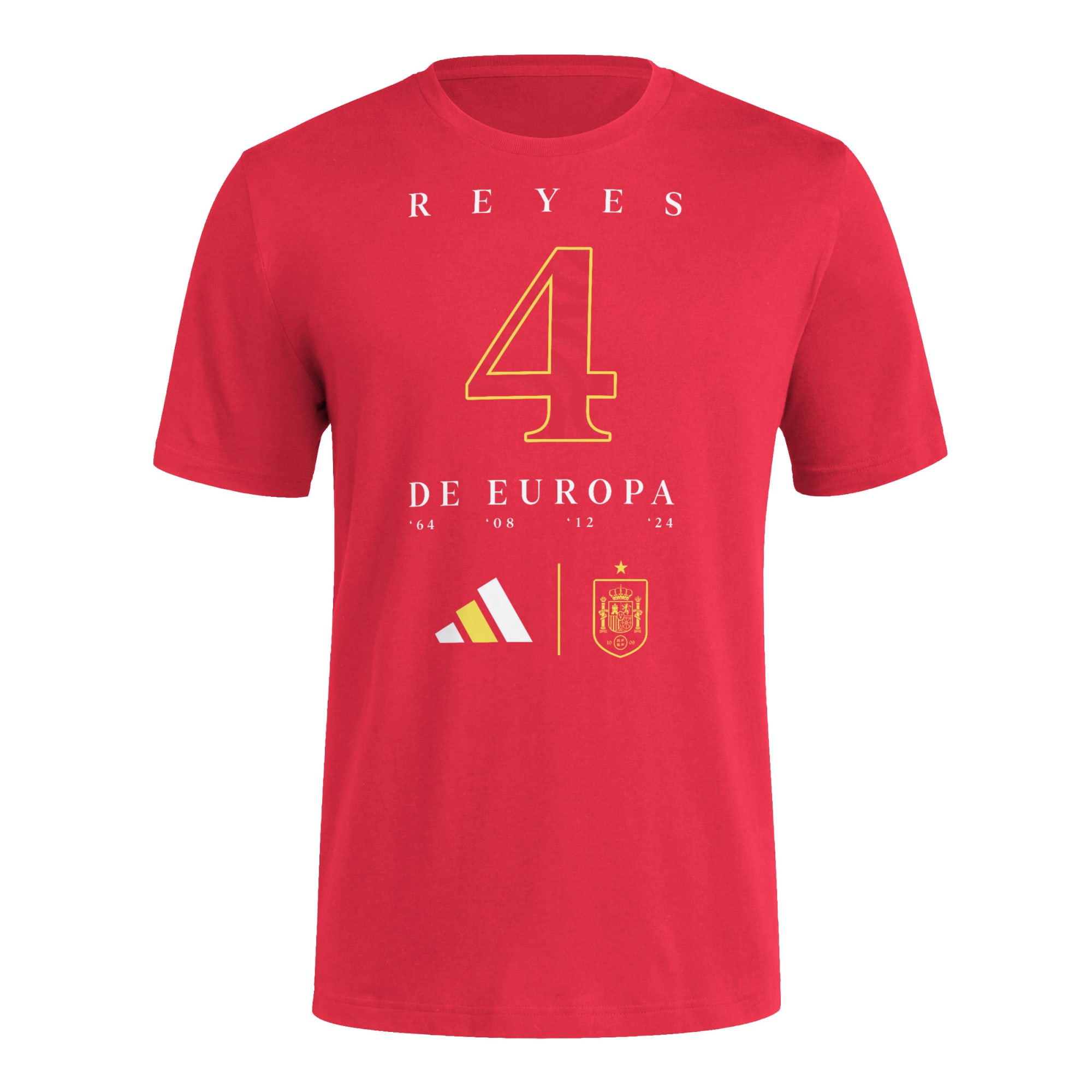 spain national team adidas 2024 european champions t-shirt – red Collection | Australia Football Jerseys And World Cup Kits