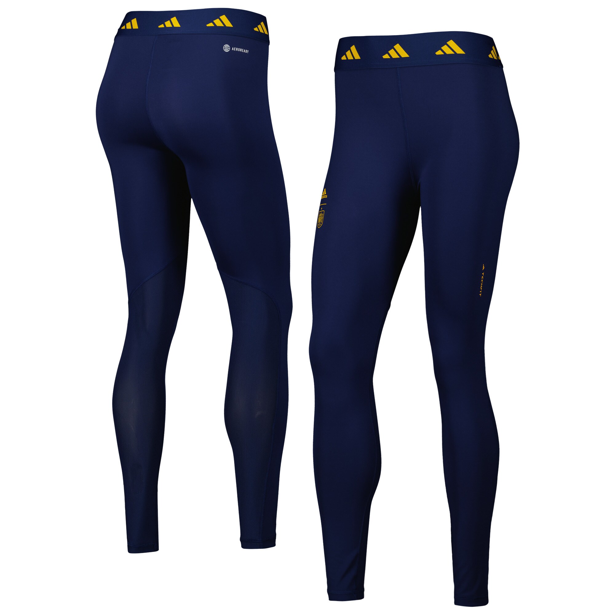 spain national team adidas womens dna aeroready tights – navy Collection | Australia Football Jerseys And World Cup Kits