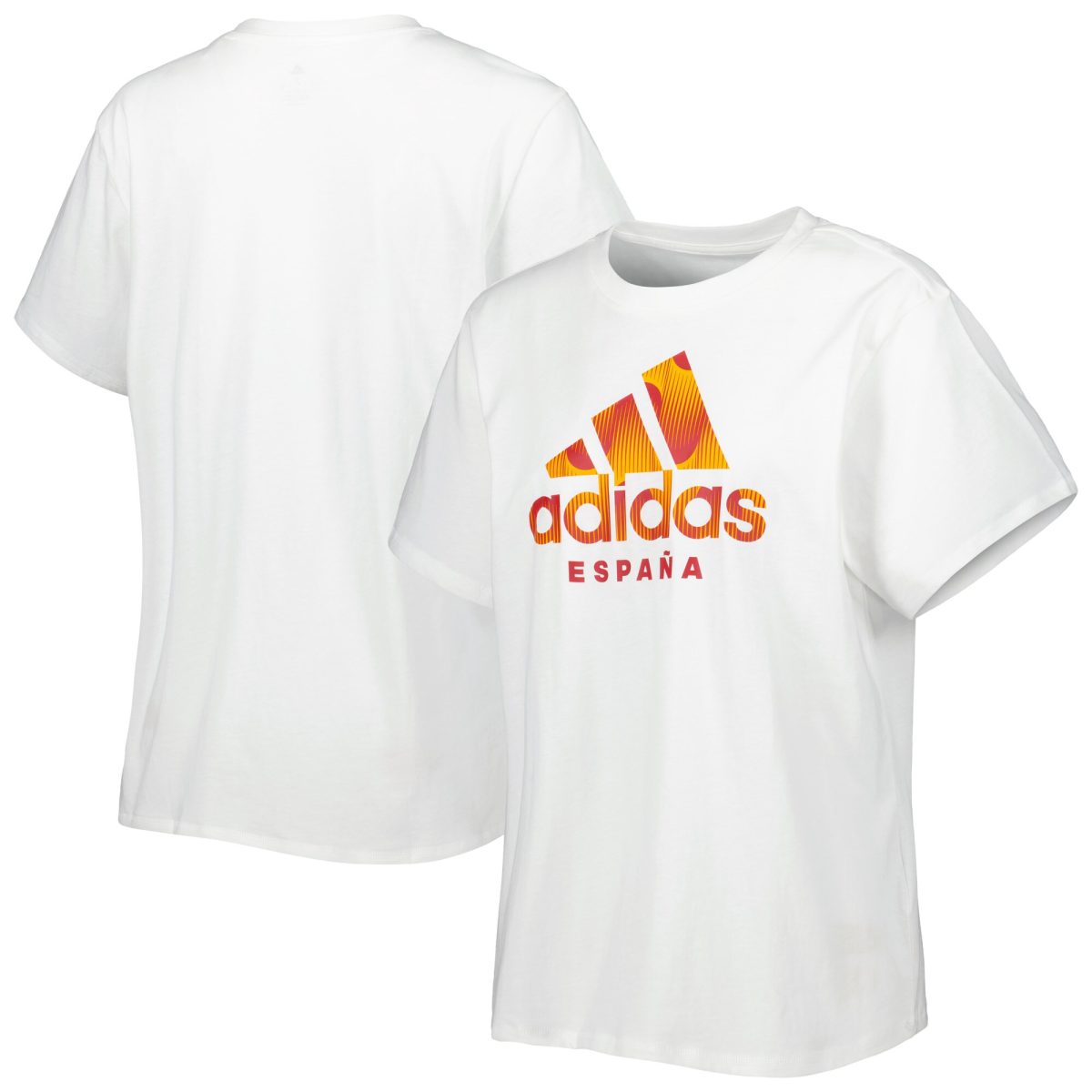 spain national team adidas womens dna t-shirt – white Collection | Australia Football Jerseys And World Cup Kits