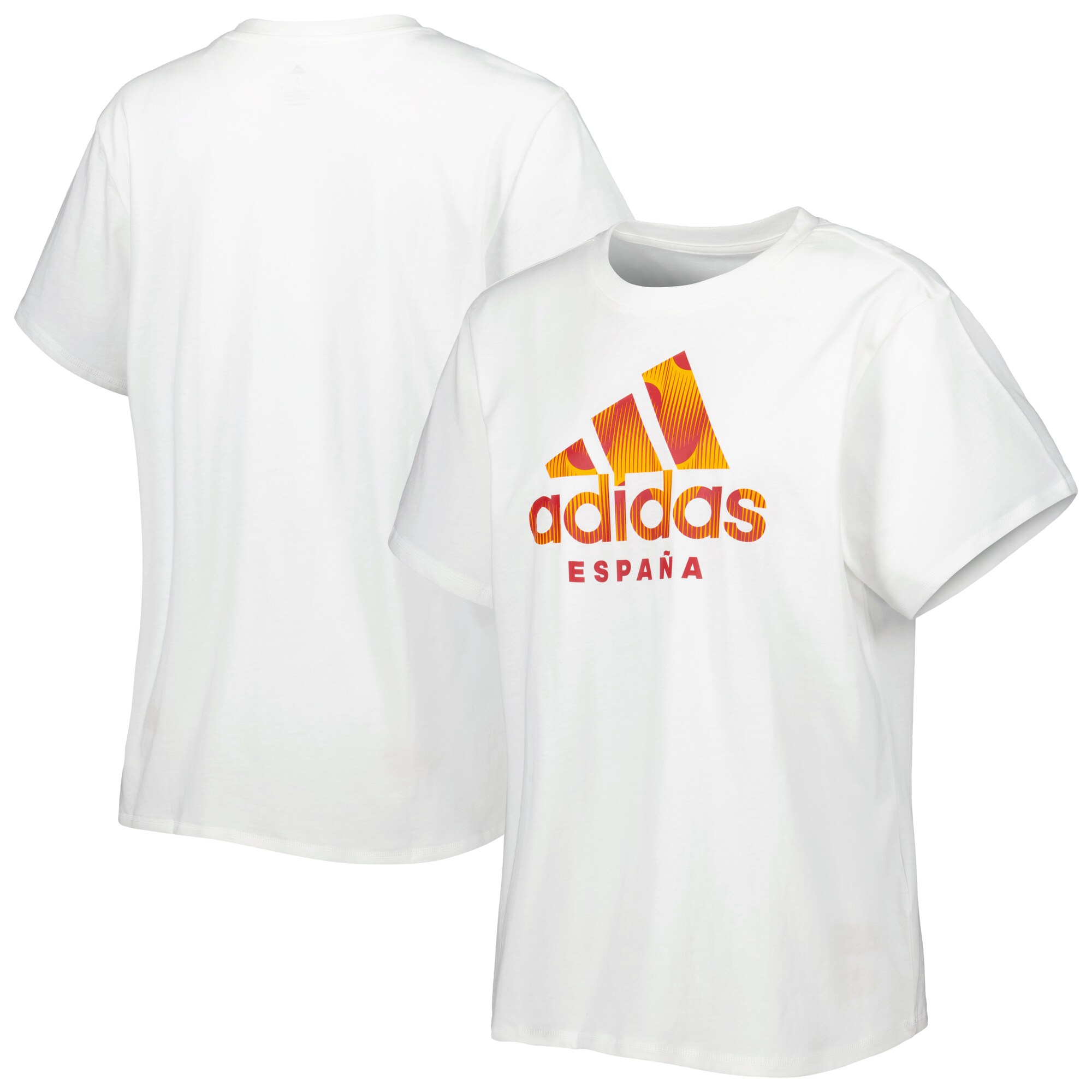 spain national team adidas womens dna t-shirt – white Collection | Australia Football Jerseys And World Cup Kits