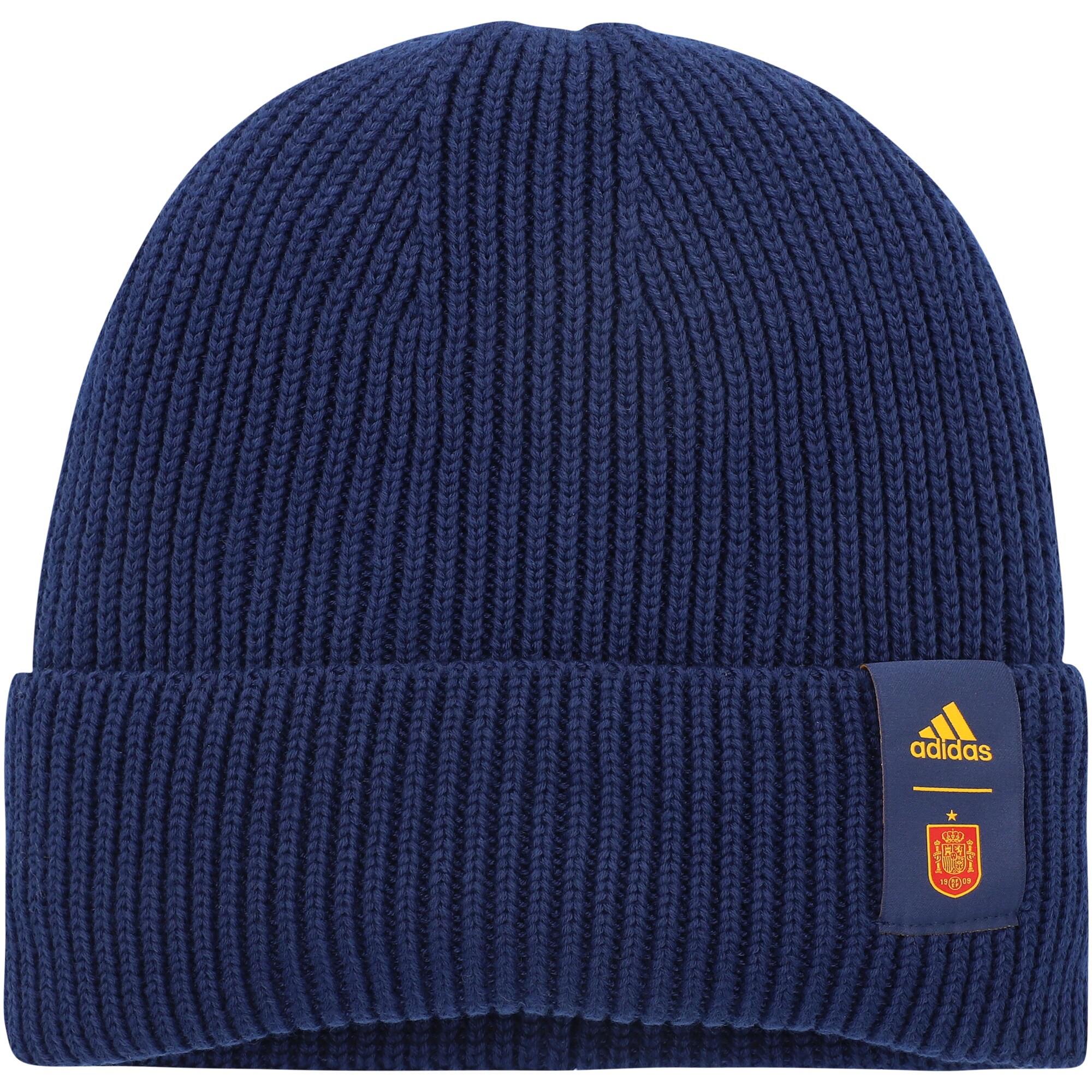 spain national team adidas woolie cuffed knit hat – navy Collection | Australia Football Jerseys And World Cup Kits