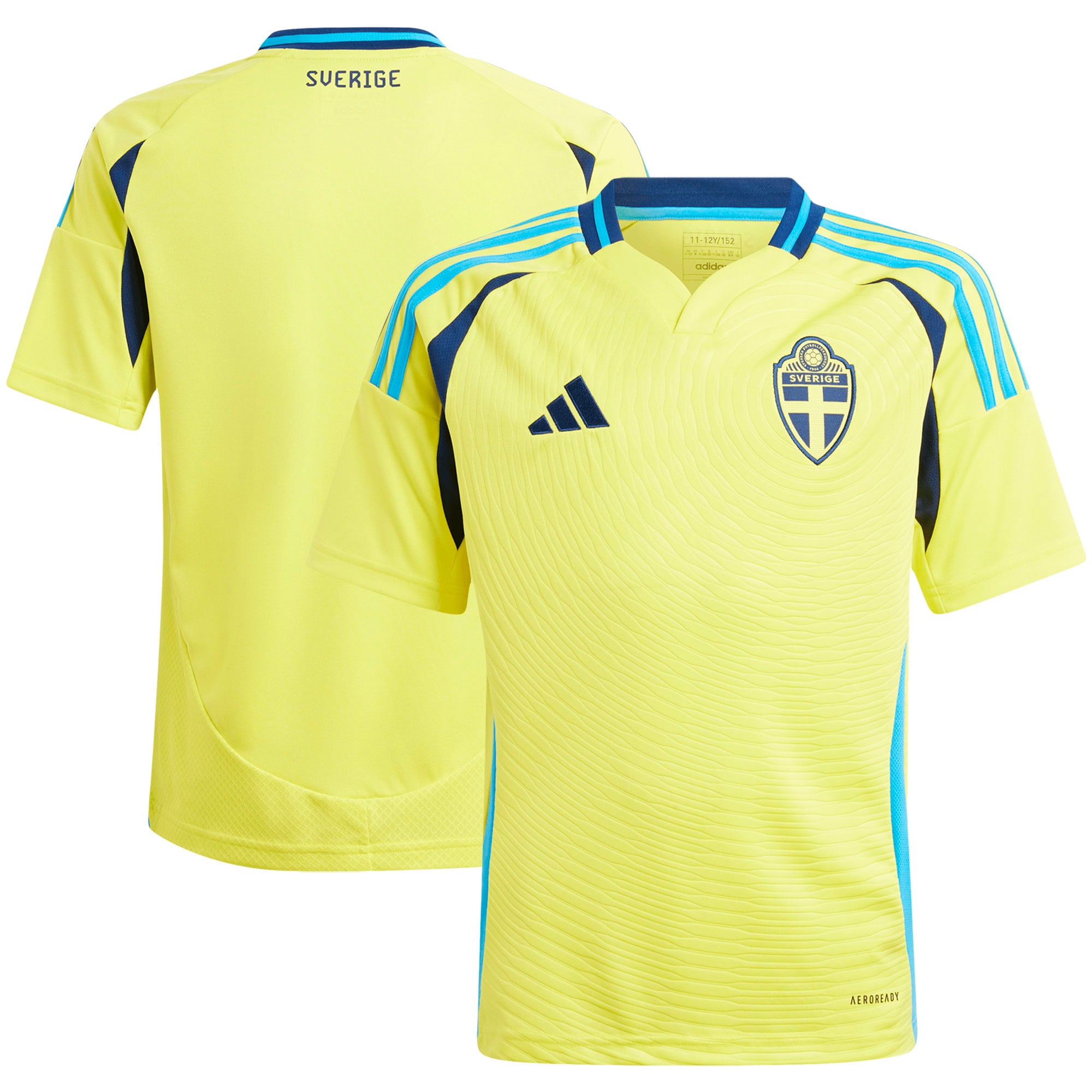 sweden national team adidas youth 2024 home replica jersey – yellow Collection | Australia Football Jerseys And World Cup Kits