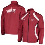 switzerland national team puma 2024 pre-match full-zip hoodie jacket – red Collection | Australia Football Jerseys And World Cup Kits