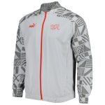 switzerland national team puma pre-match raglan full-zip training jacket – gray Collection | Australia Football Jerseys And World Cup Kits
