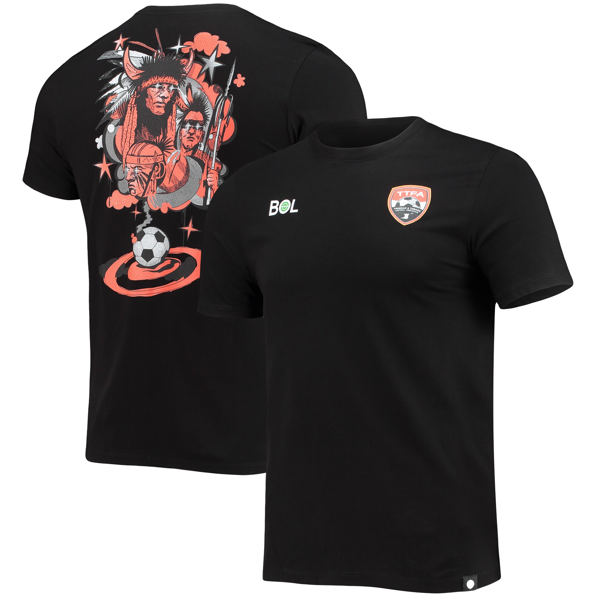 trinidad and tobago national team warrior star t-shirt – black Collection | Australia Football Jerseys And World Cup Kits