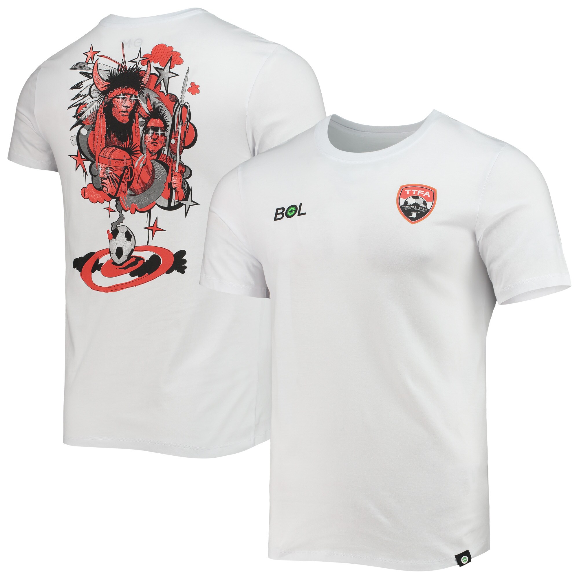 trinidad and tobago national team warrior star t-shirt – white Collection | Australia Football Jerseys And World Cup Kits