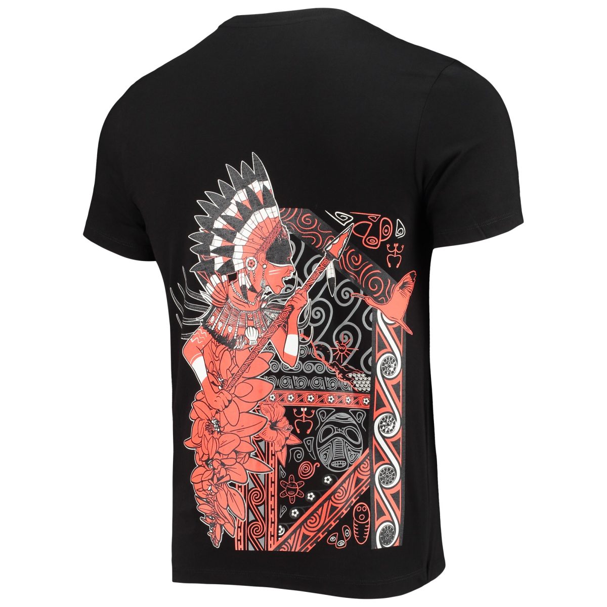 trinidad and tobago national team warrior tribal t-shirt – black Collection | Australia Football Jerseys And World Cup Kits