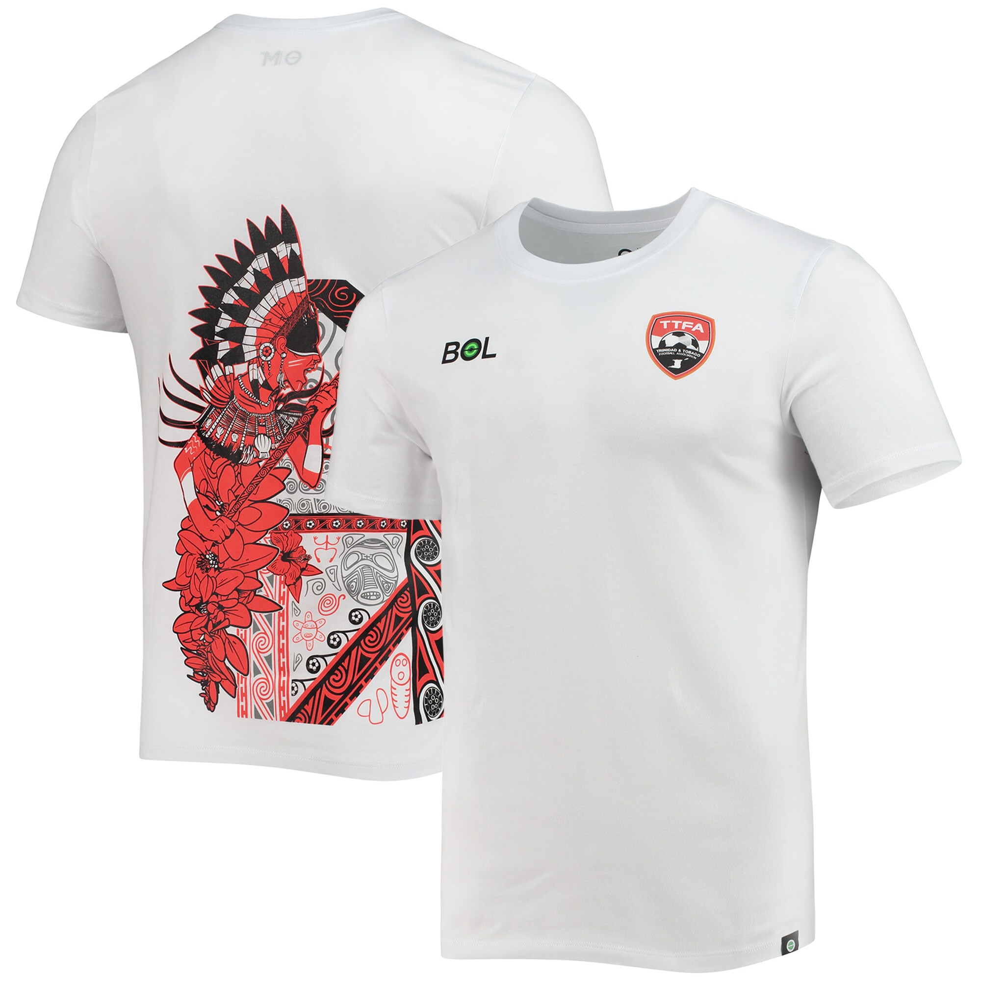 trinidad and tobago national team warrior tribal t-shirt – white Collection | Australia Football Jerseys And World Cup Kits